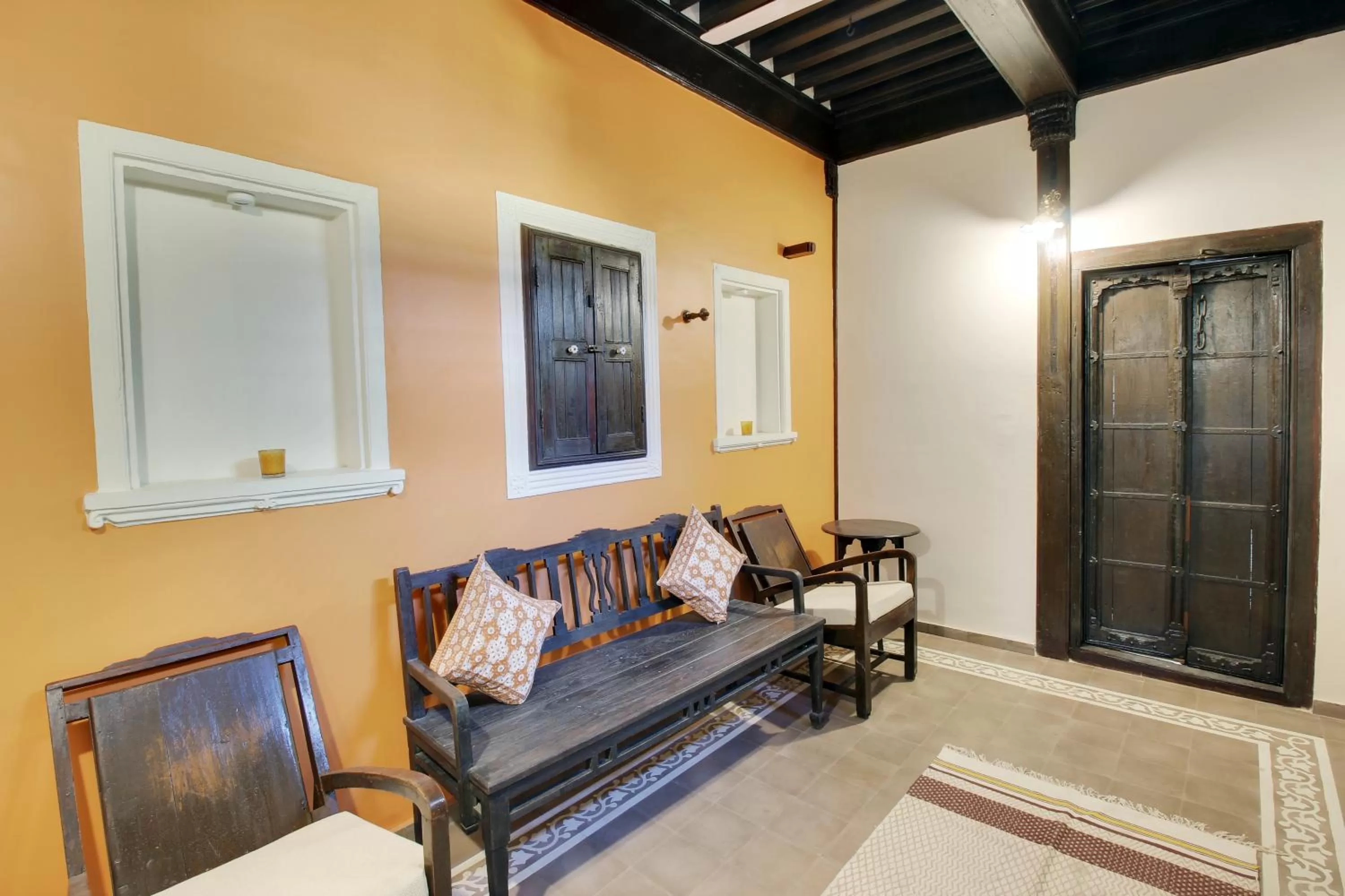 Seating area in Deewanji Ni Haveli