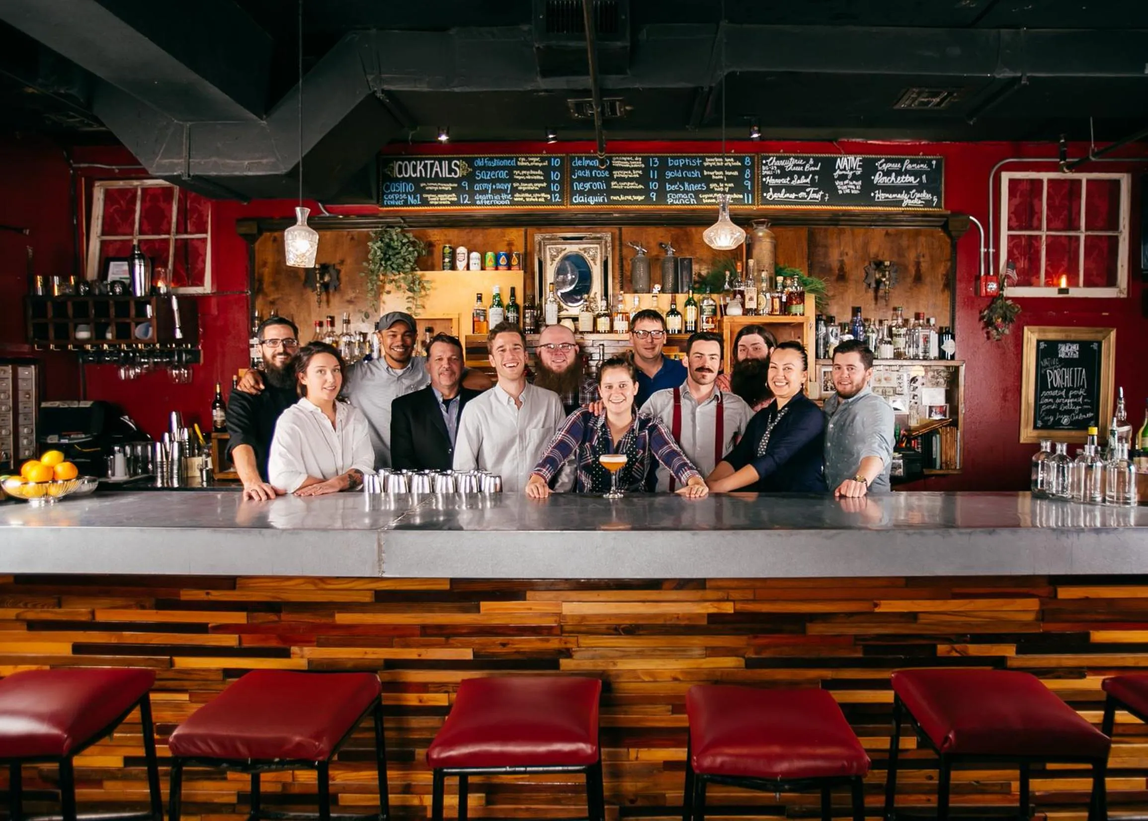 Lounge or bar in Firehouse Hostel