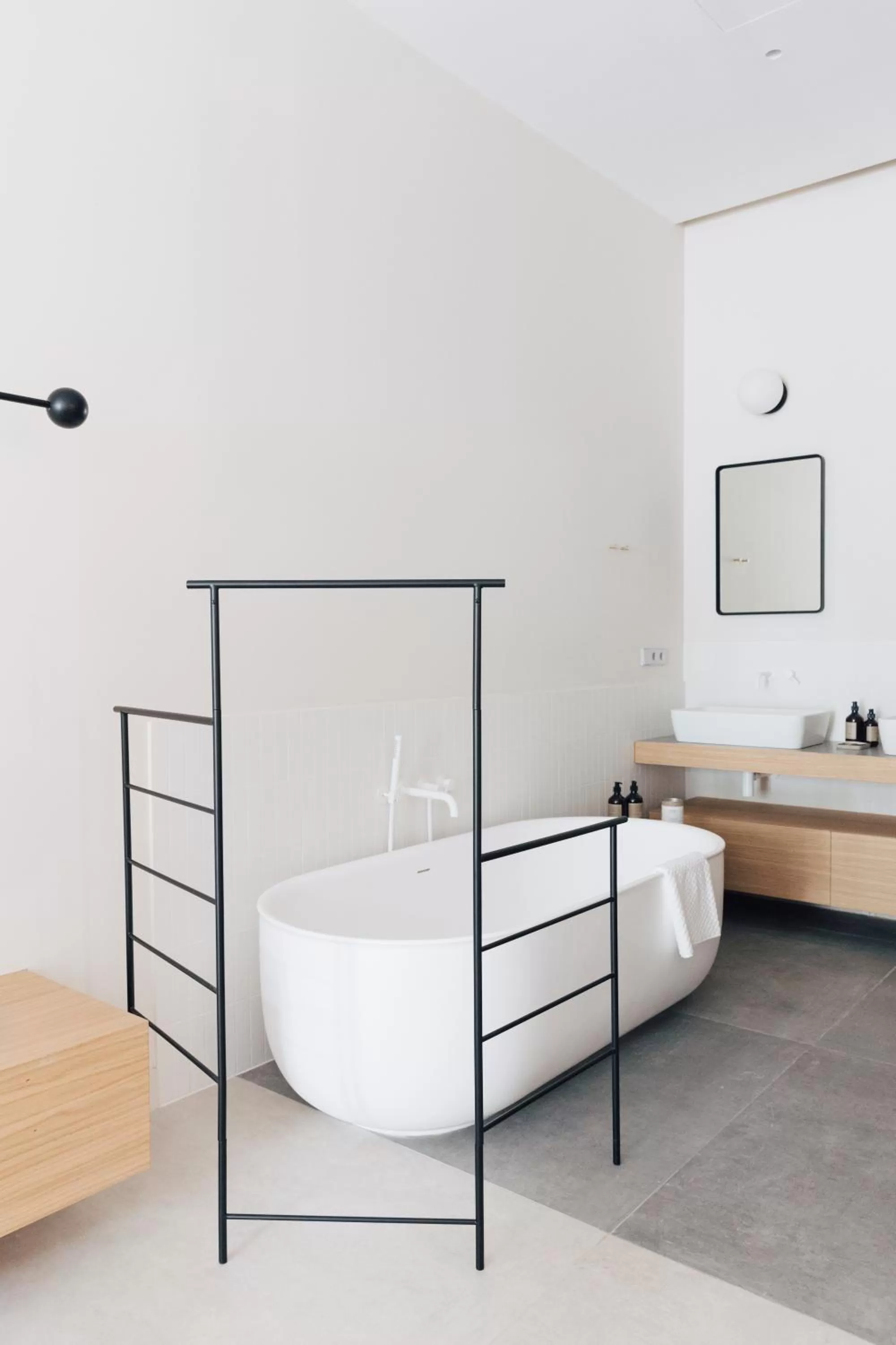 Bathroom, Bed in Plácido y Grata