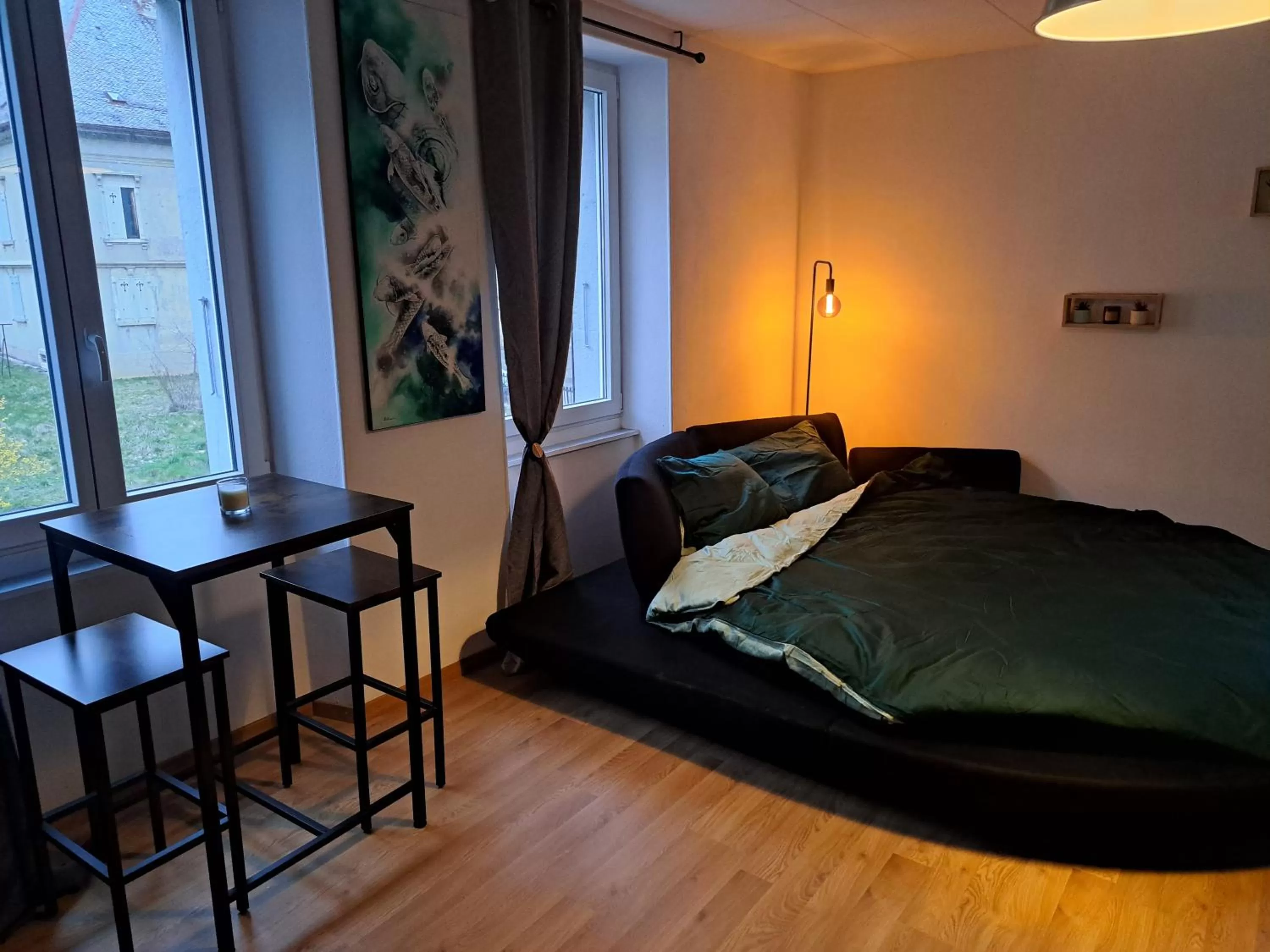 Bed in Chambre d'hôte du Mont D'or