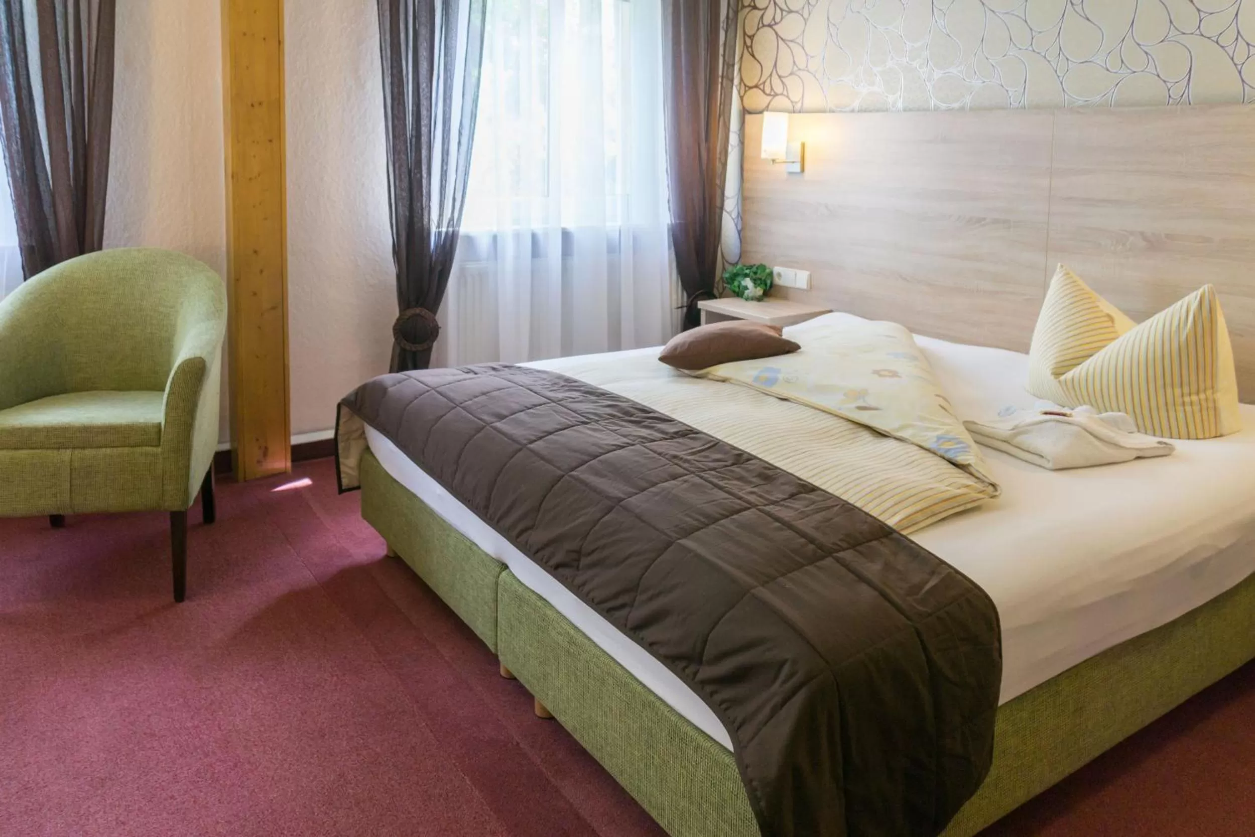Bed in Hotel zur Post in Wurzen