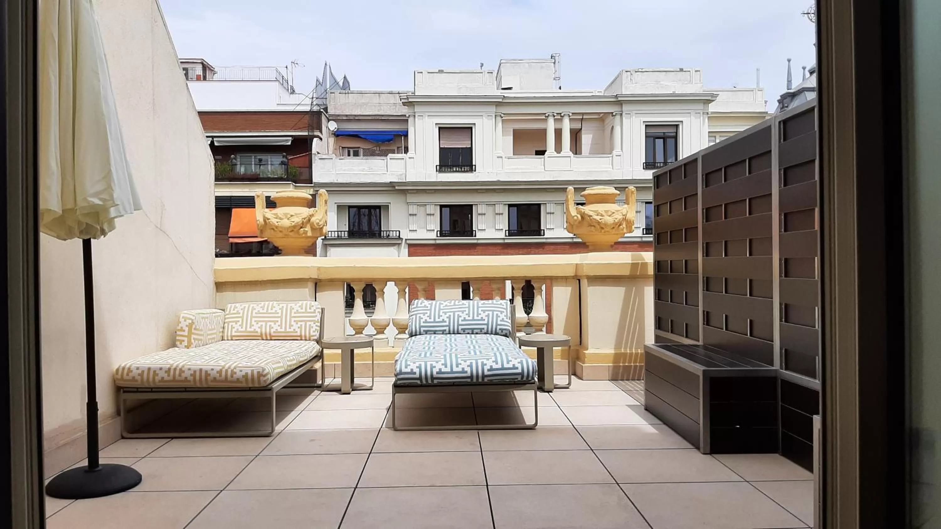 Balcony/Terrace in Hotel Sardinero Madrid