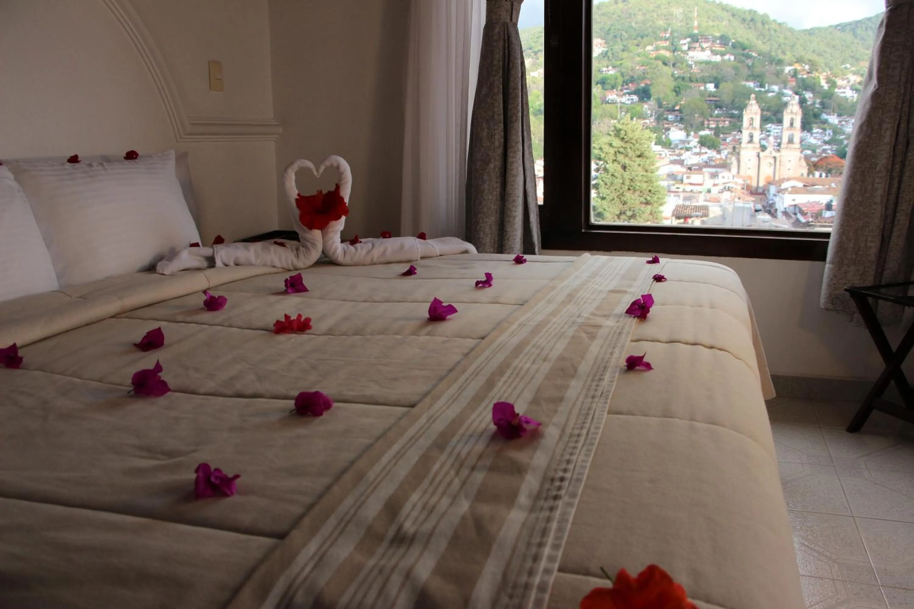 Bed in La Capilla Hotel Boutique