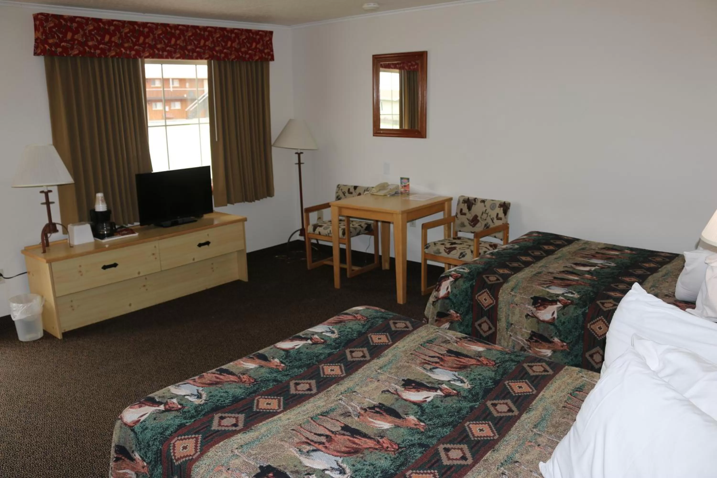 Bed in Range Country Lodging