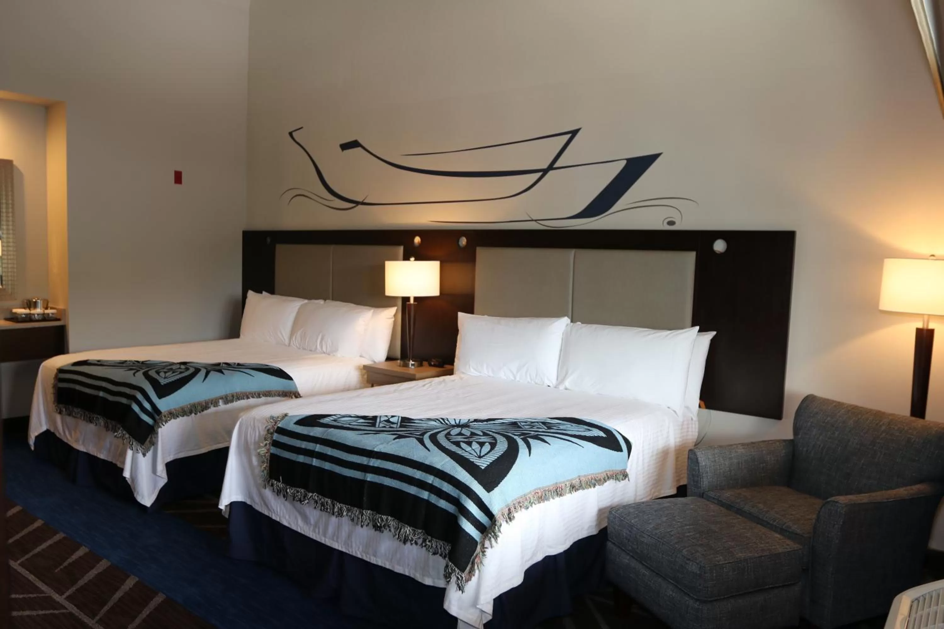 Bed in Little Creek Casino Resort