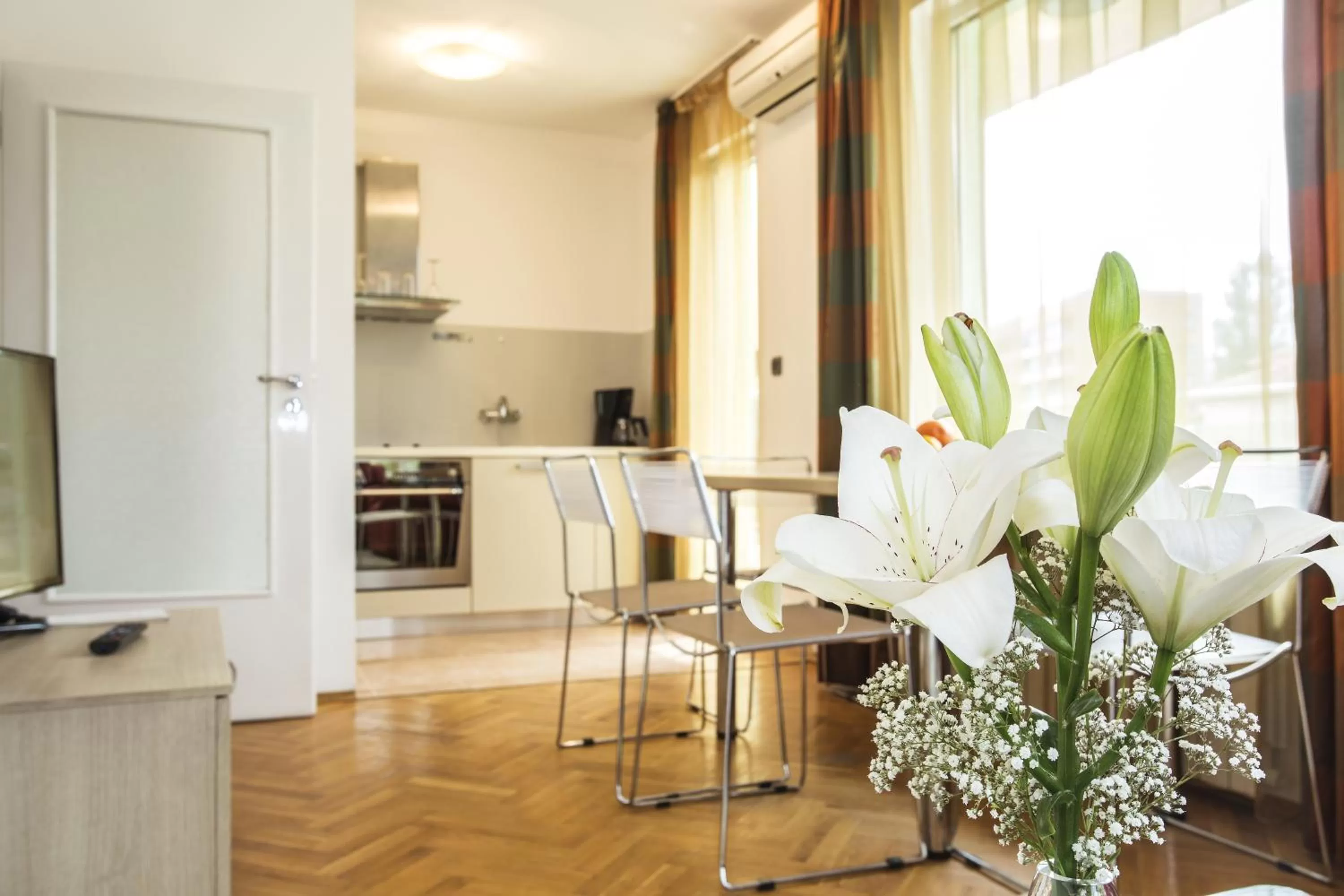 Kitchen or kitchenette in Europe Hotel