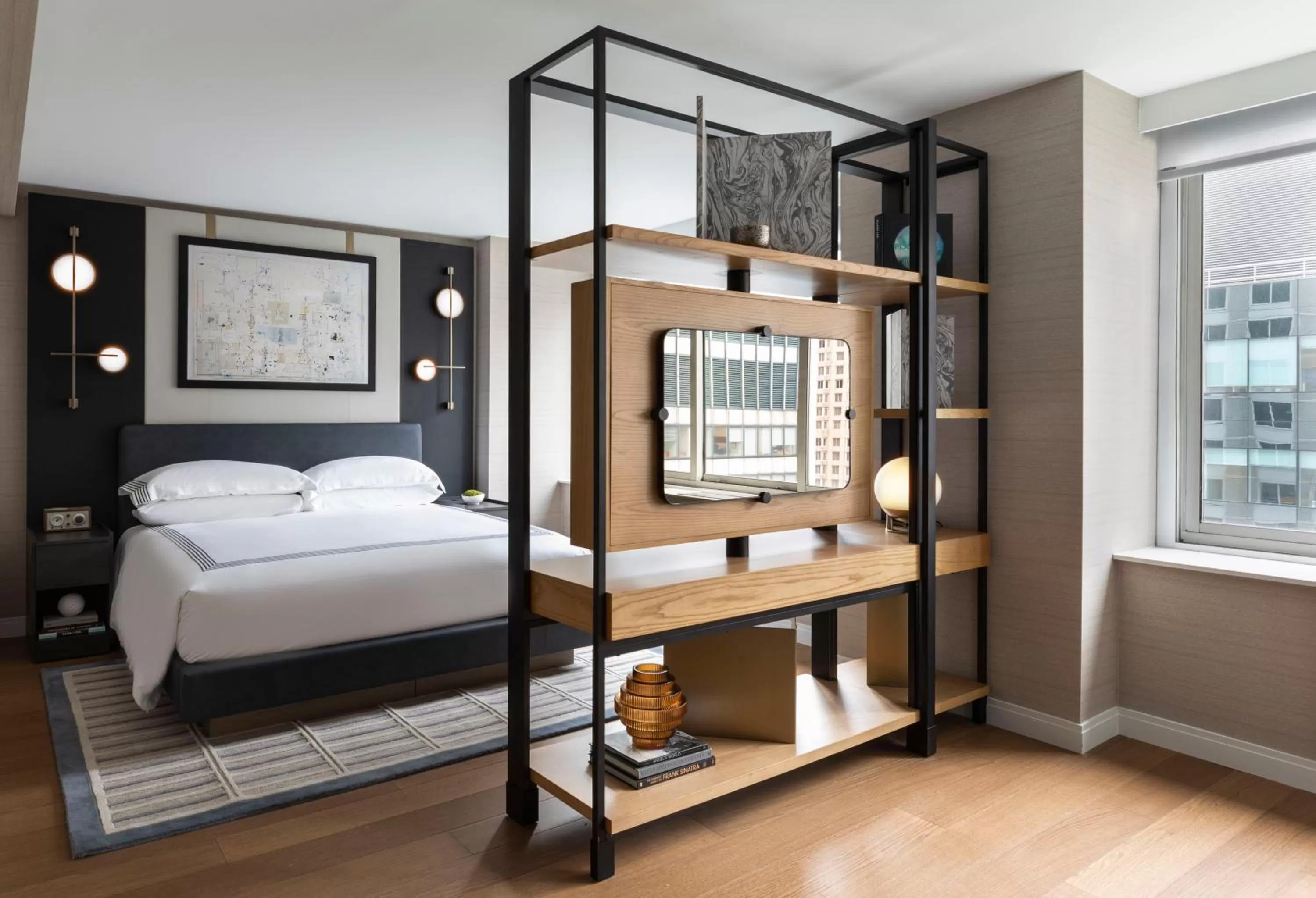 Bedroom, Bed in Thompson Central Park New York, by Hyatt