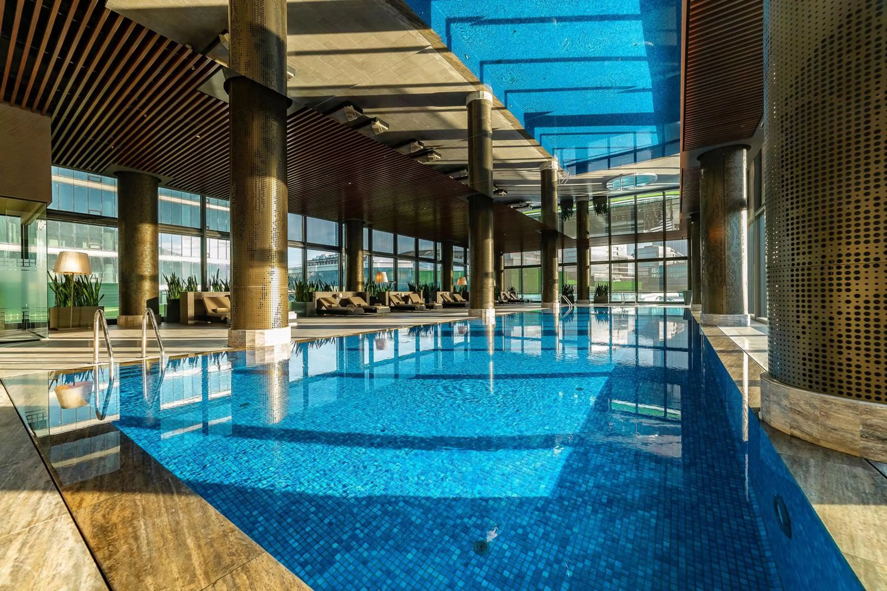 Pool view in Radisson Collection Hotel, Vadistanbul