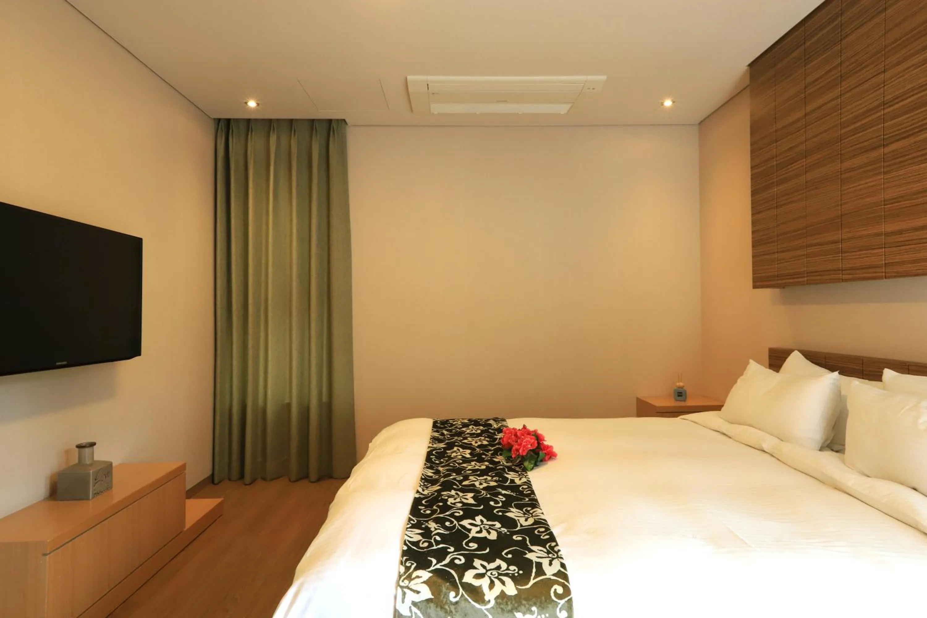 Bed in Y Resort Jeju