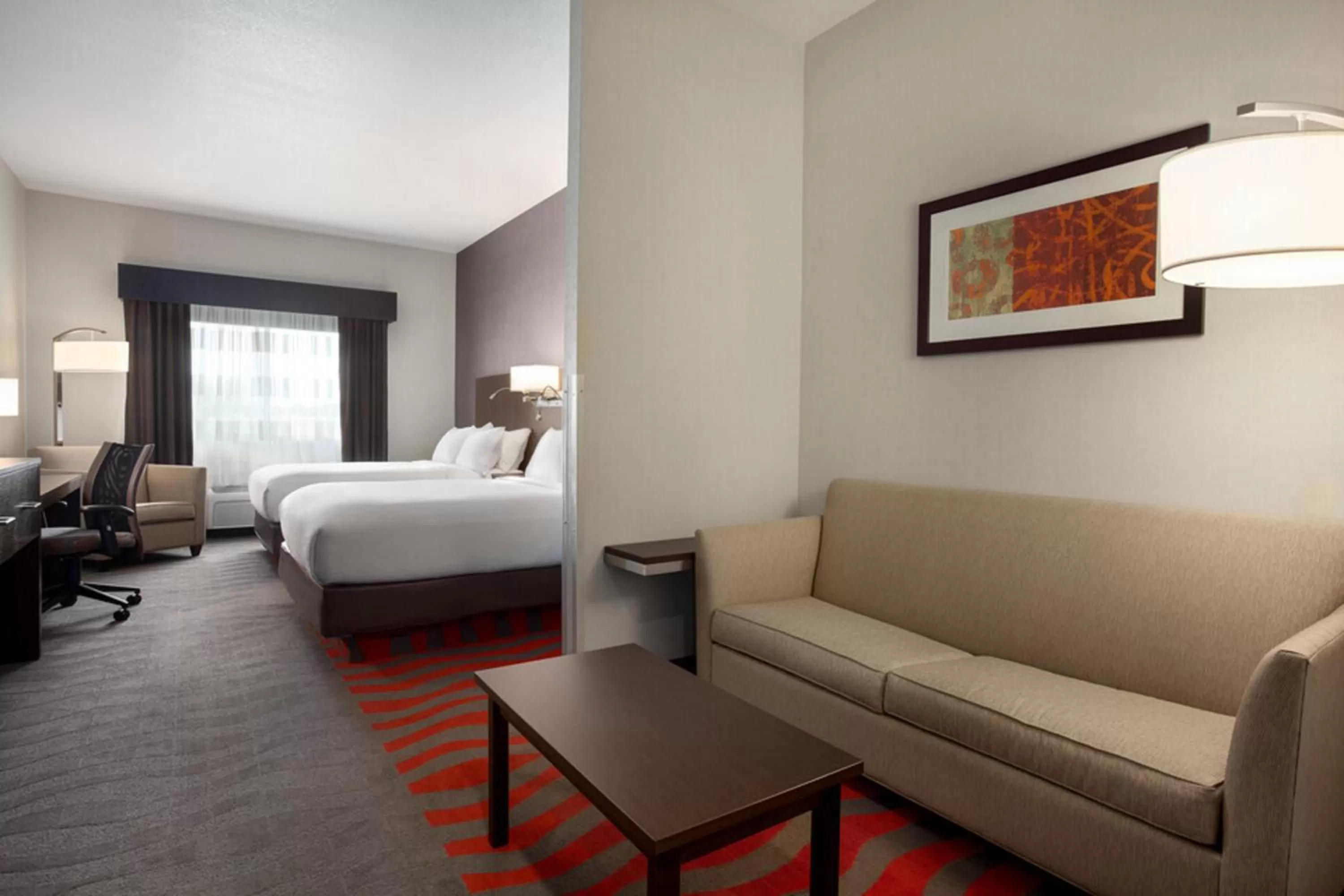 Photo of the whole room, Bed in Comfort Suites