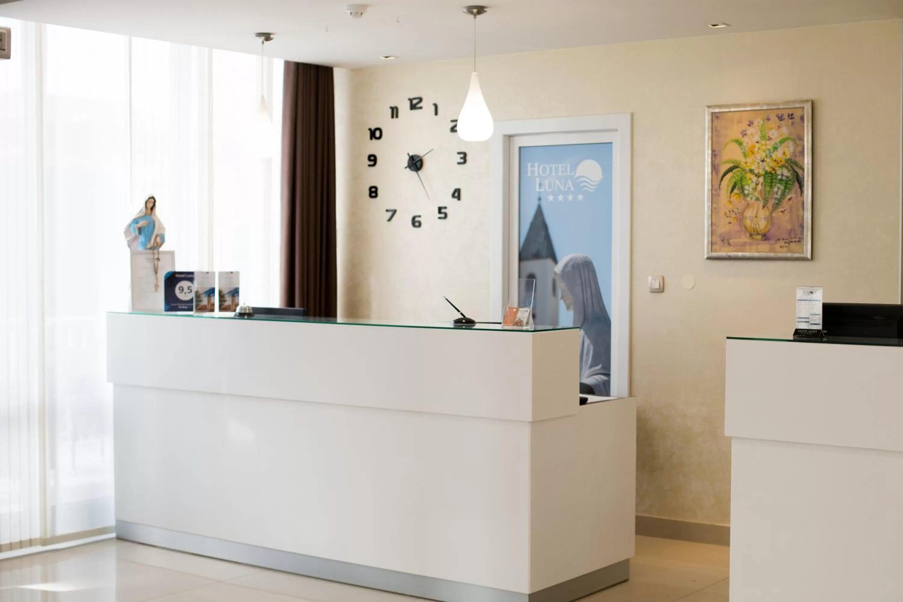 Lobby or reception in Hotel Luna