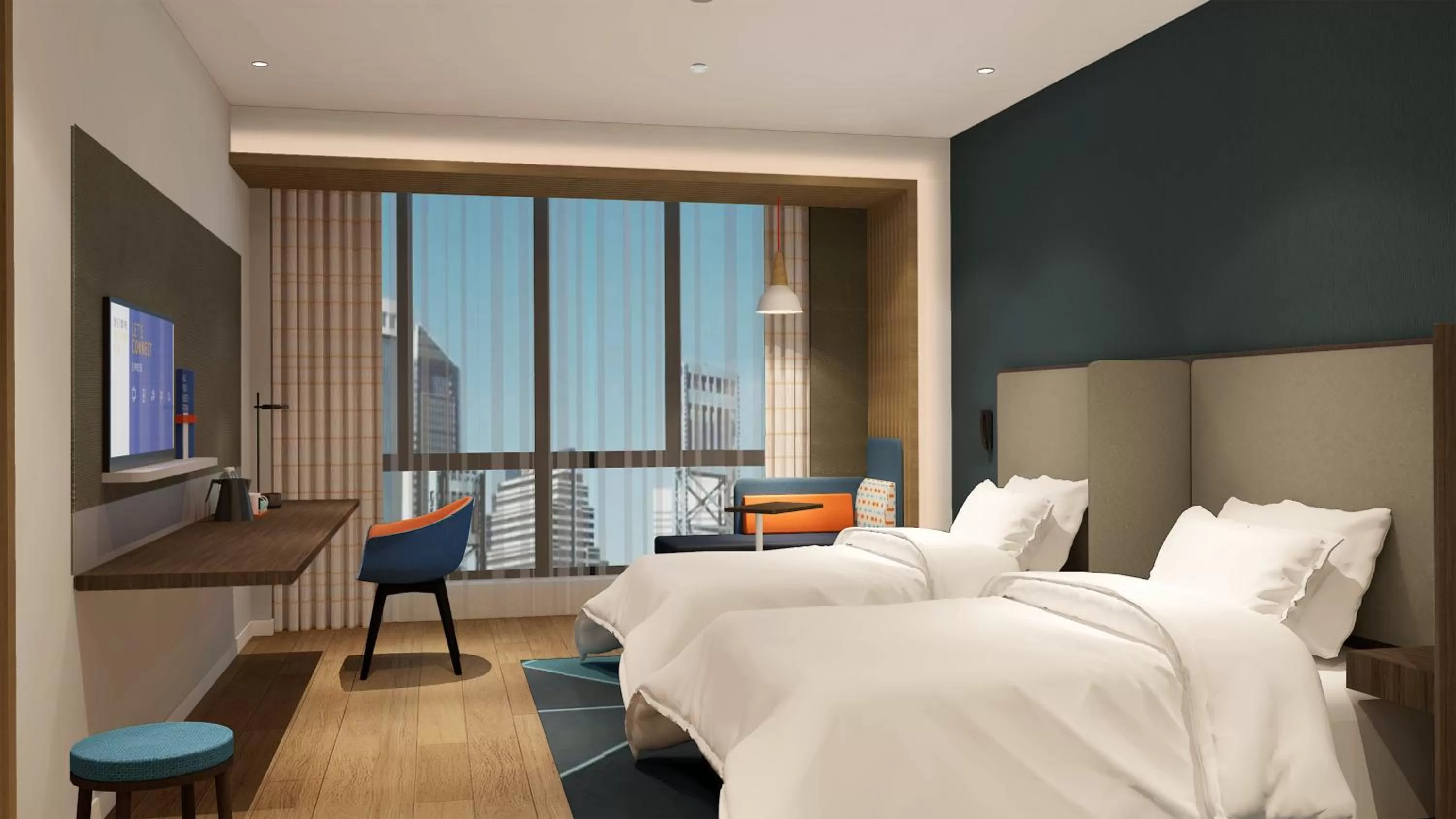 Photo of the whole room, Bed in Holiday Inn Express Hangzhou Westlake East by IHG