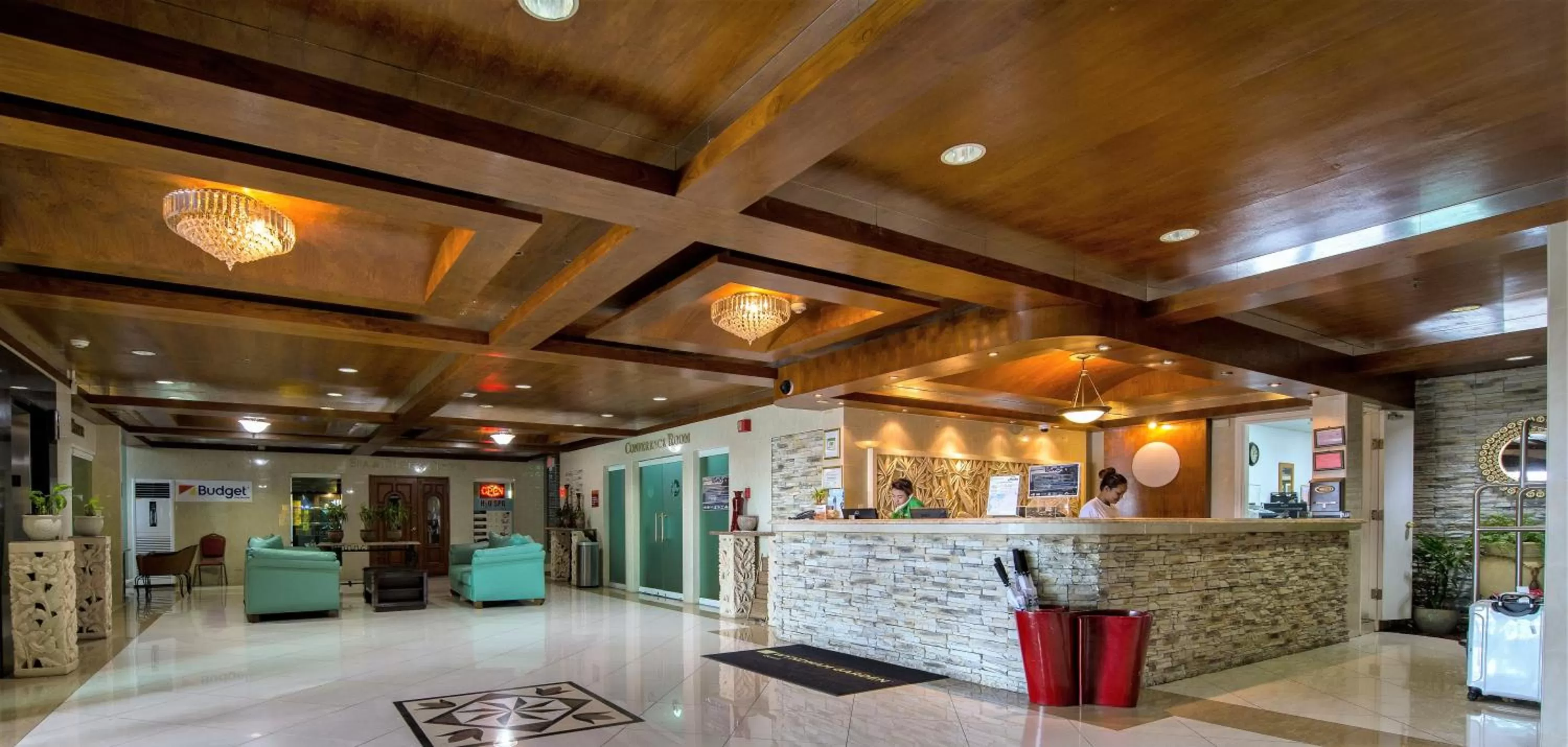 Lobby or reception in Wyndham Garden Guam