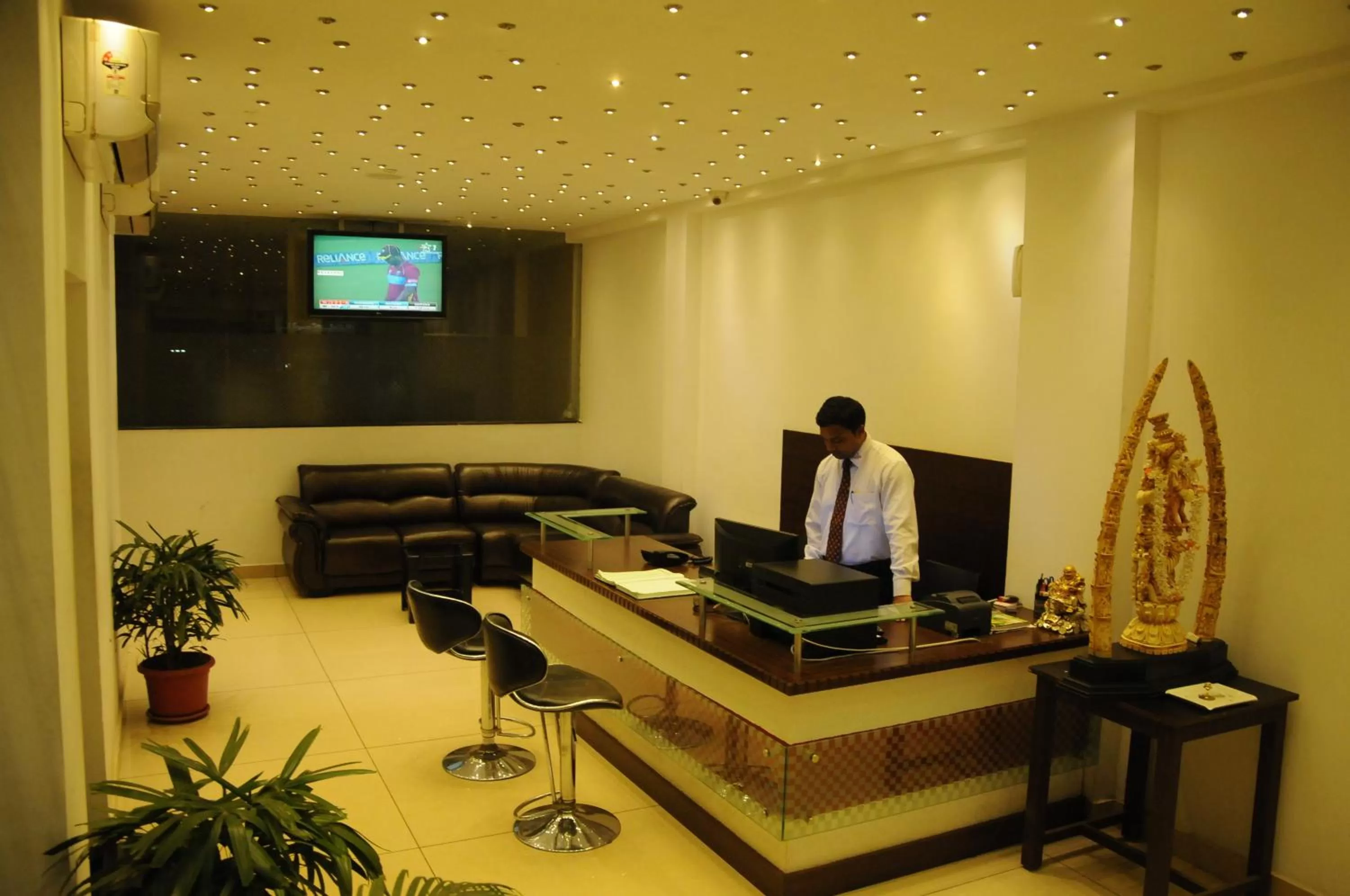 Lobby or reception in Hotel Sri Krishna Residency