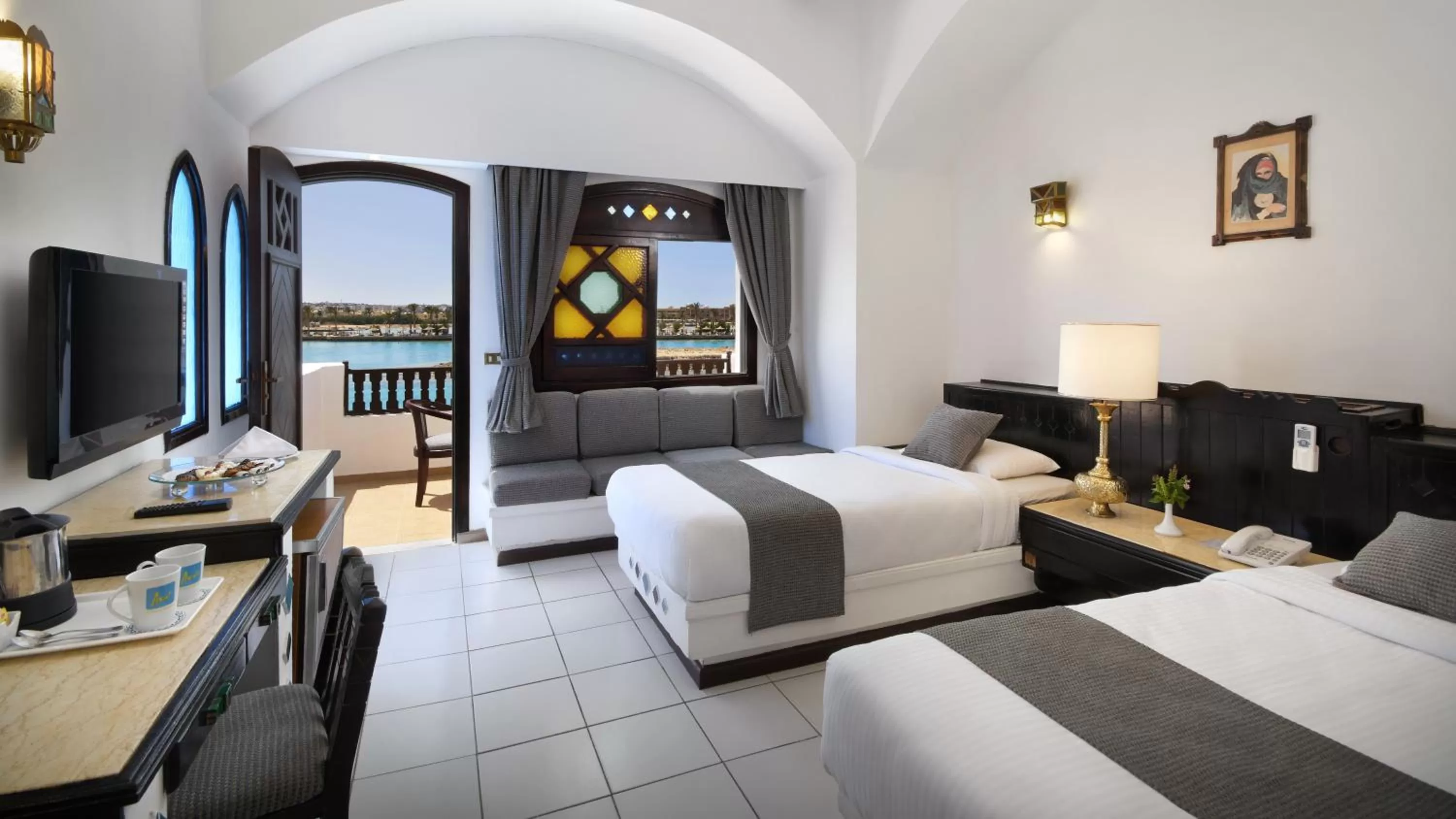 Standard Double Room with Sea View - single occupancy in Arabella Azur Resort