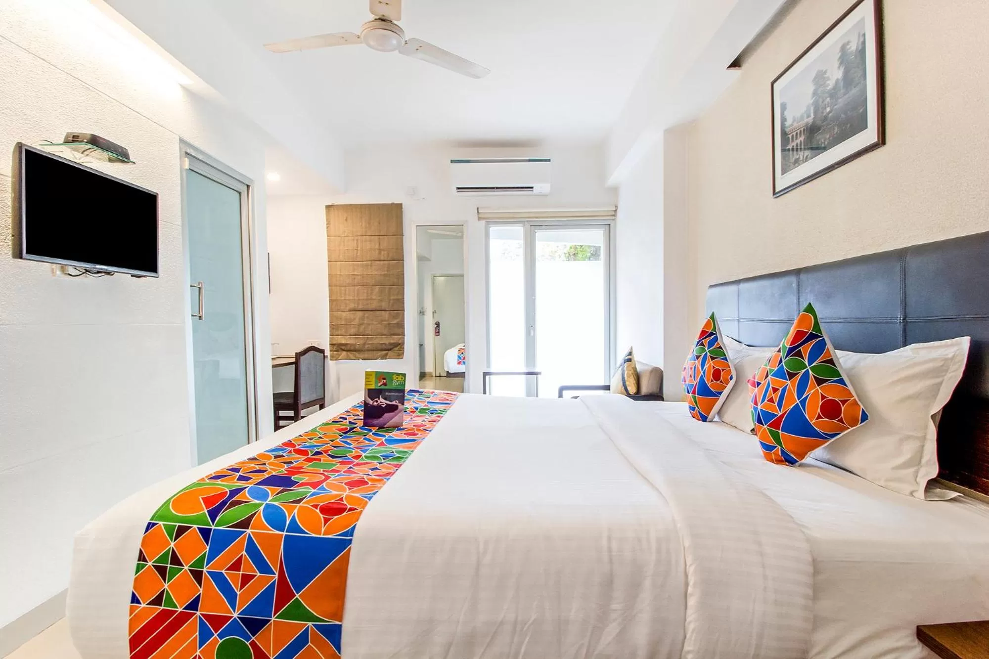 Bedroom, Bed in FabHotel Kalyan