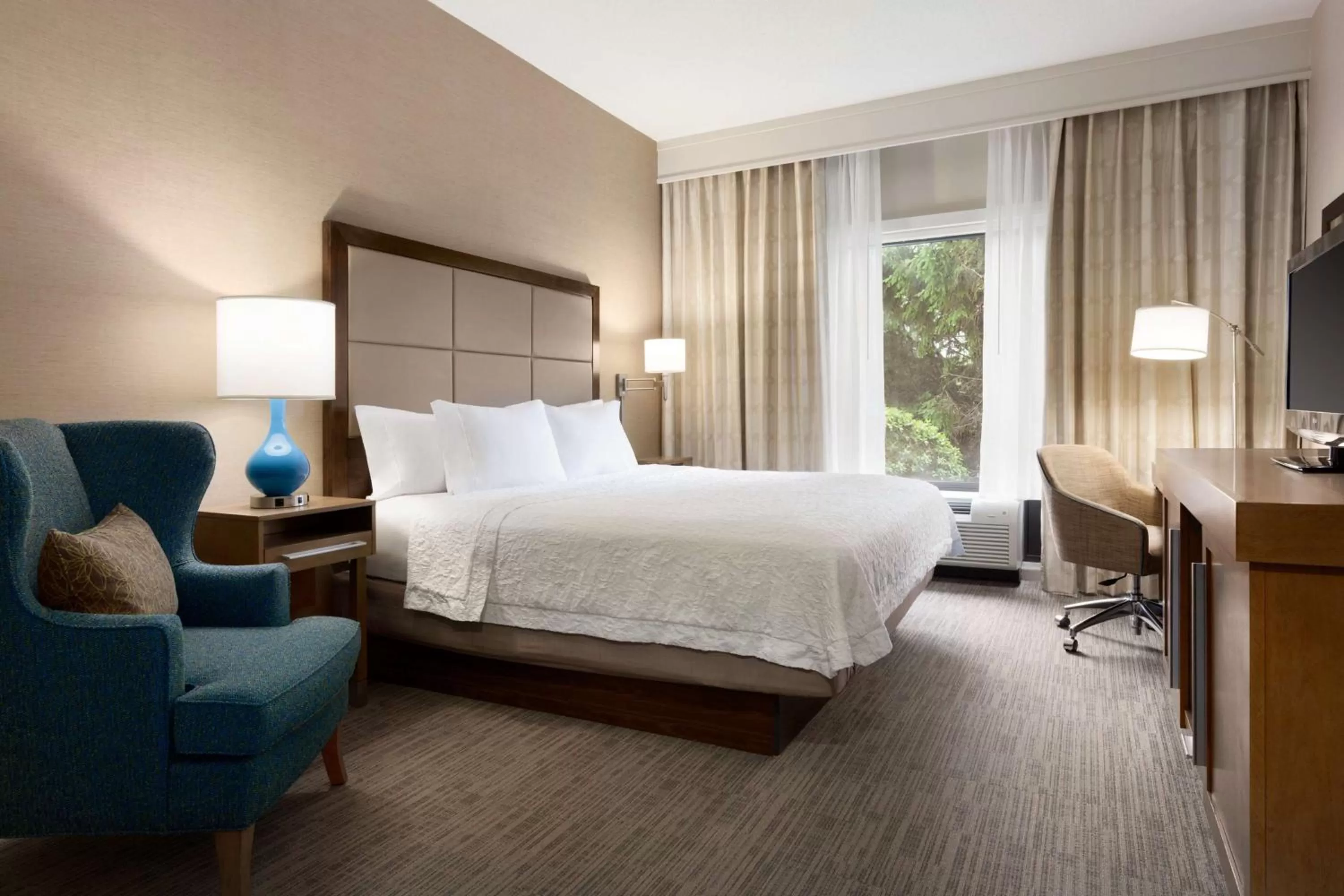 King Room with Bath Tub - Mobility/Hearing Access in Hampton Inn Long Island-Brookhaven