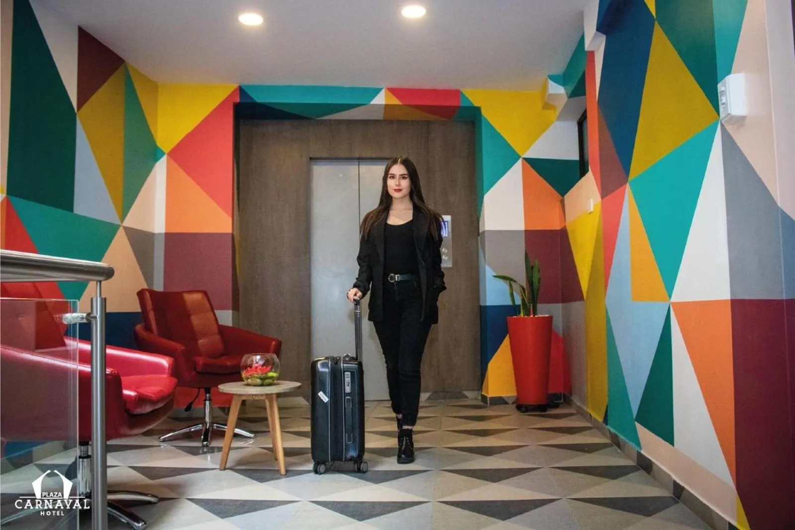 Lobby or reception in Hotel Plaza Carnaval