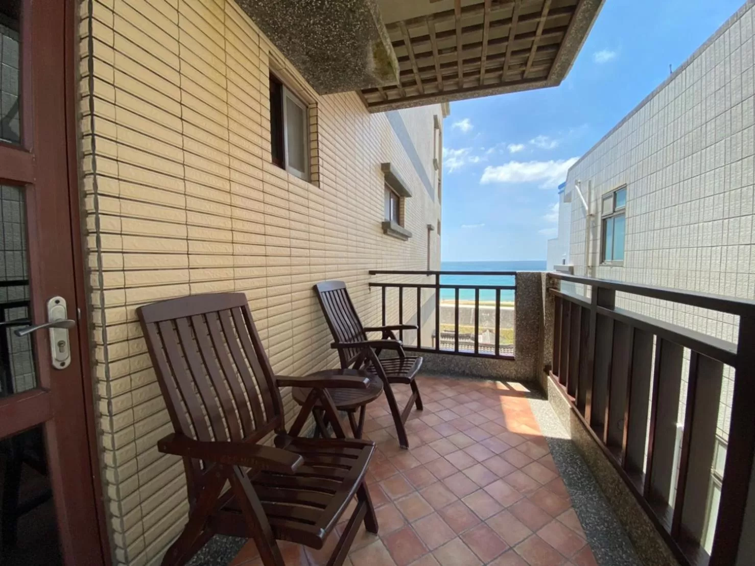 Balcony/Terrace in Beachcastle & Sea View Villa