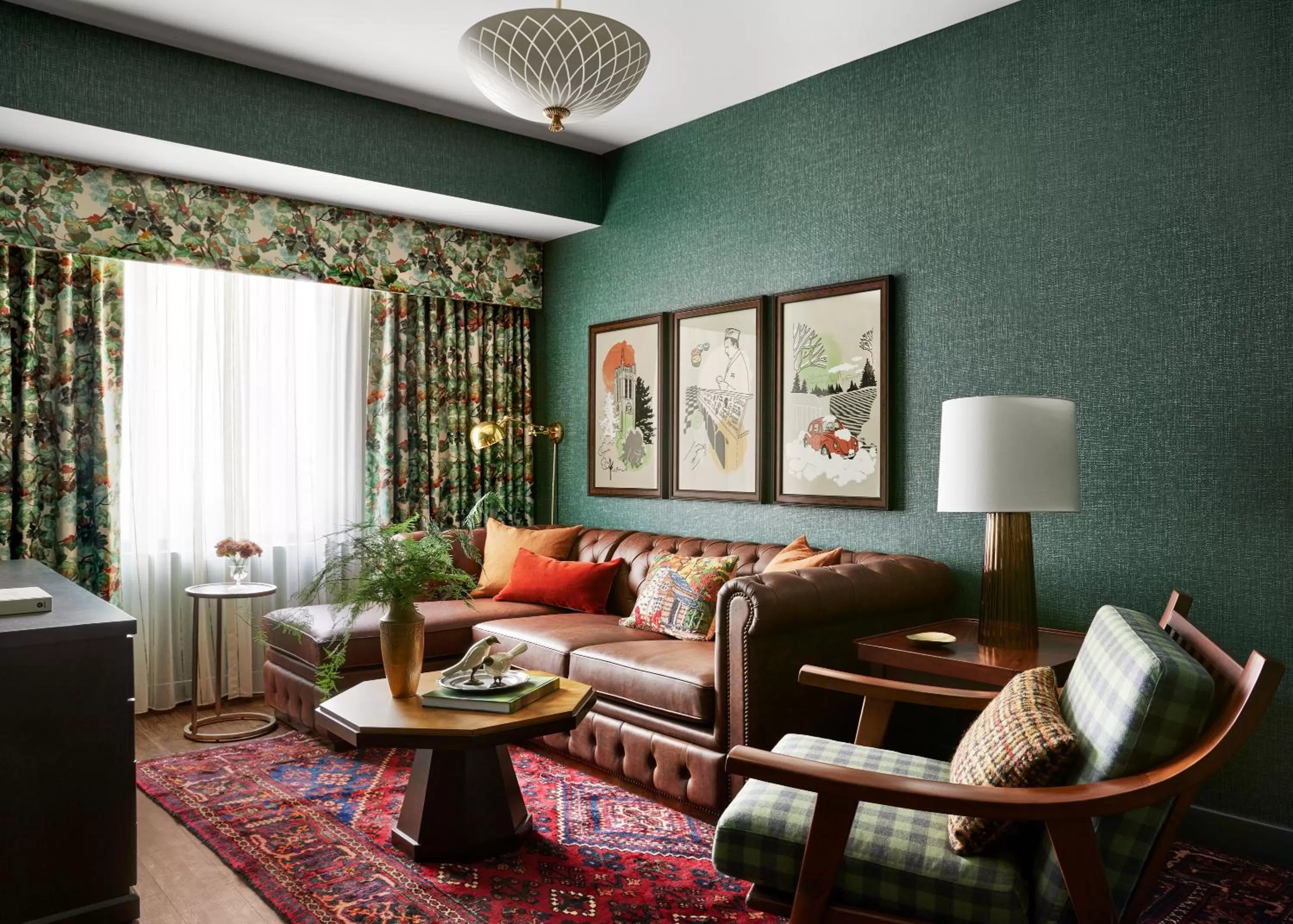 Living room in Graduate by Hilton East Lansing