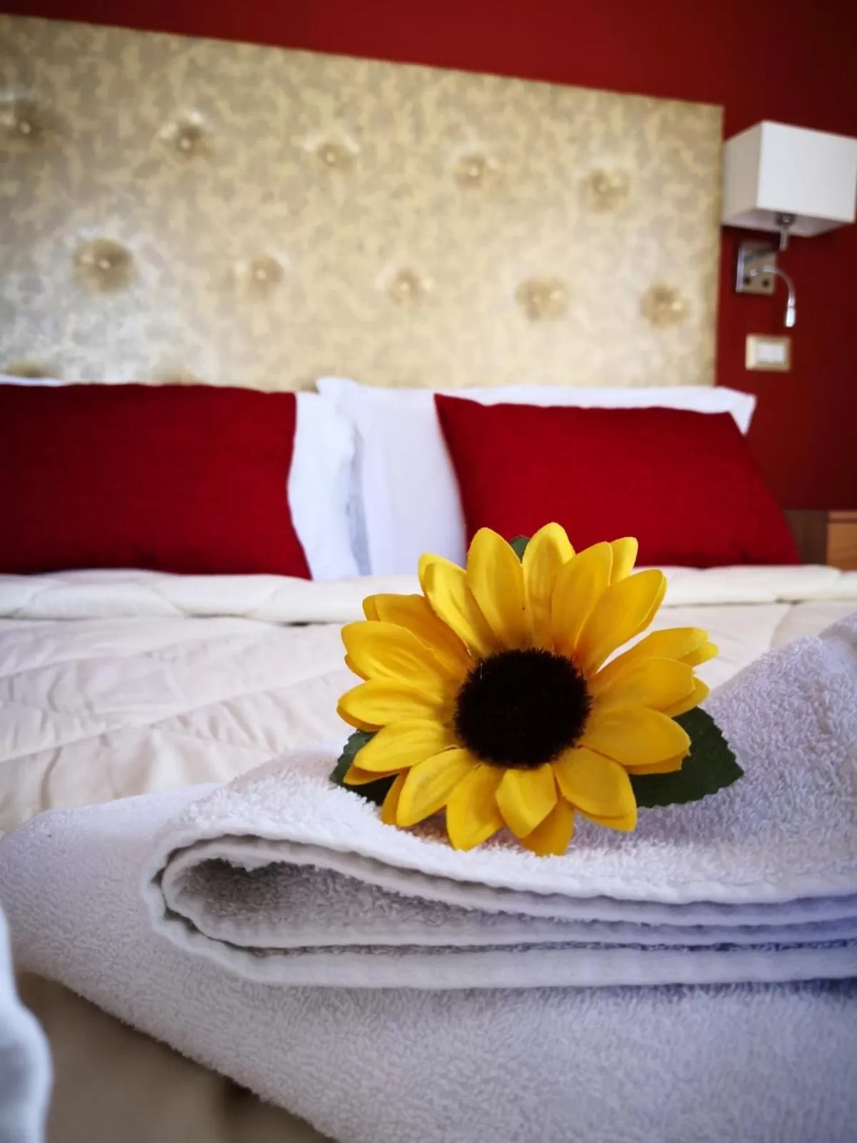 Decorative detail, Bed in Sant'Oronzo Rooms