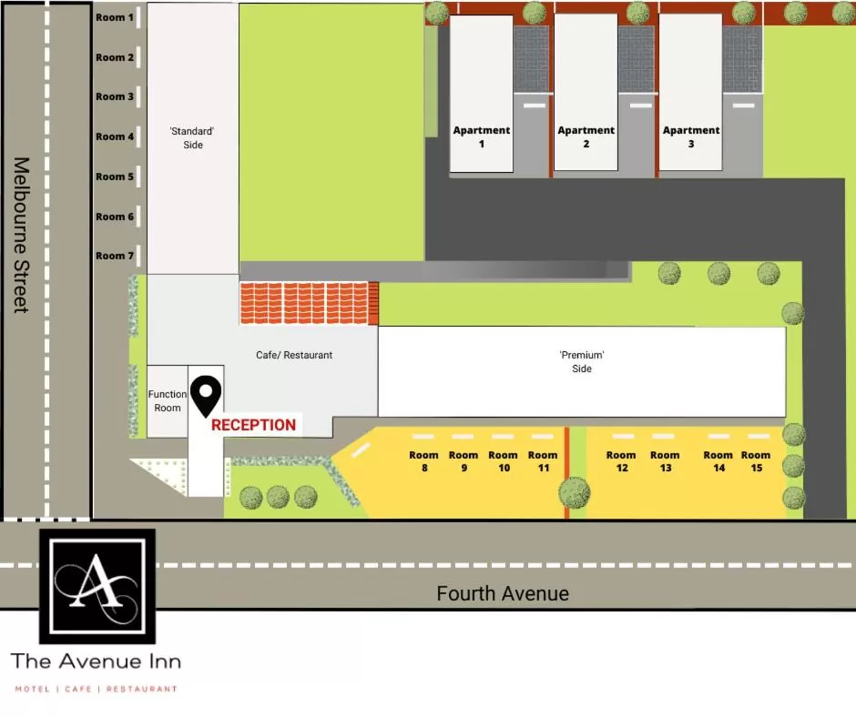 Property building in The Avenue Inn