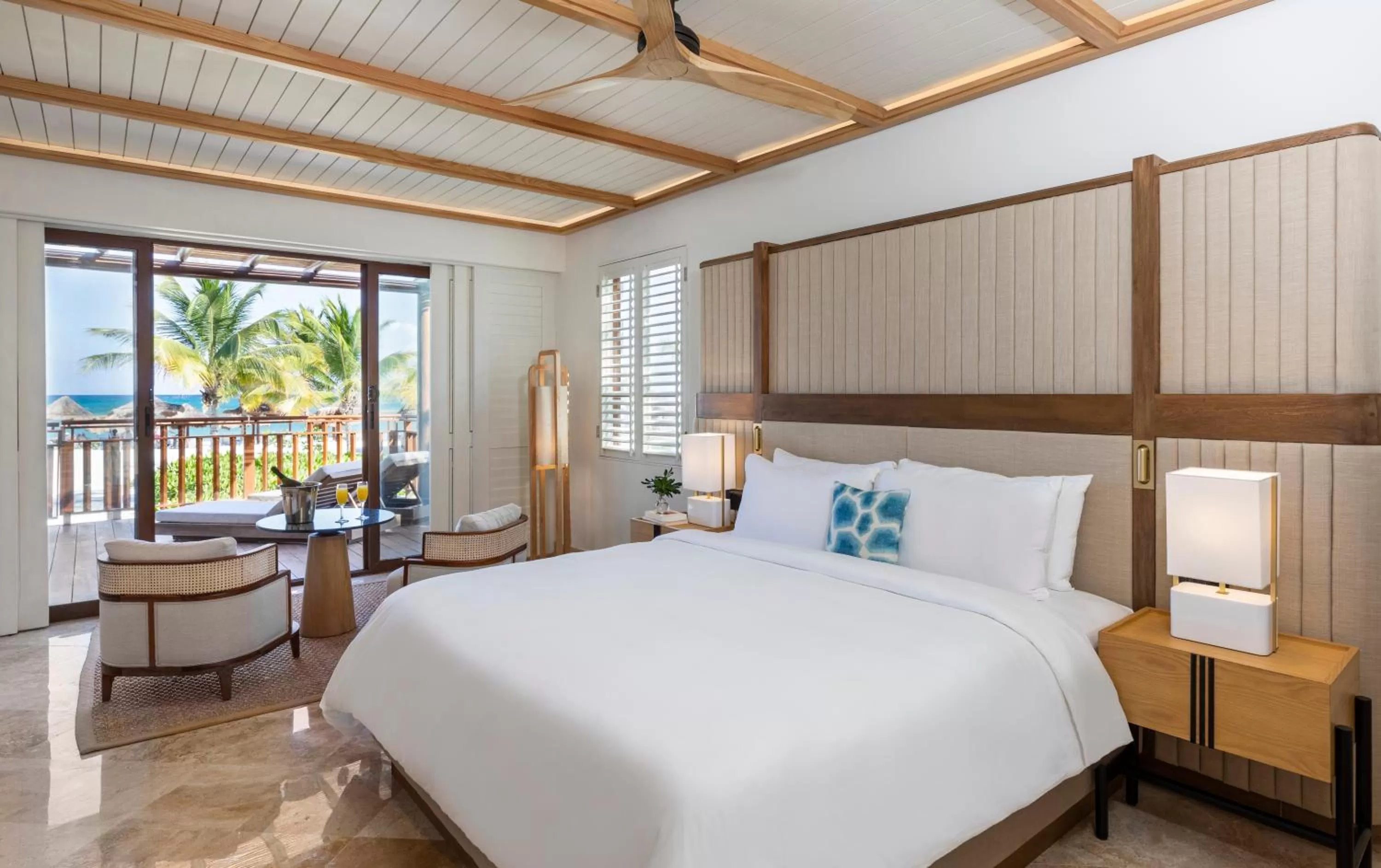 Bedroom, Bed in Fairmont Mayakoba Riviera Maya - All Inclusive