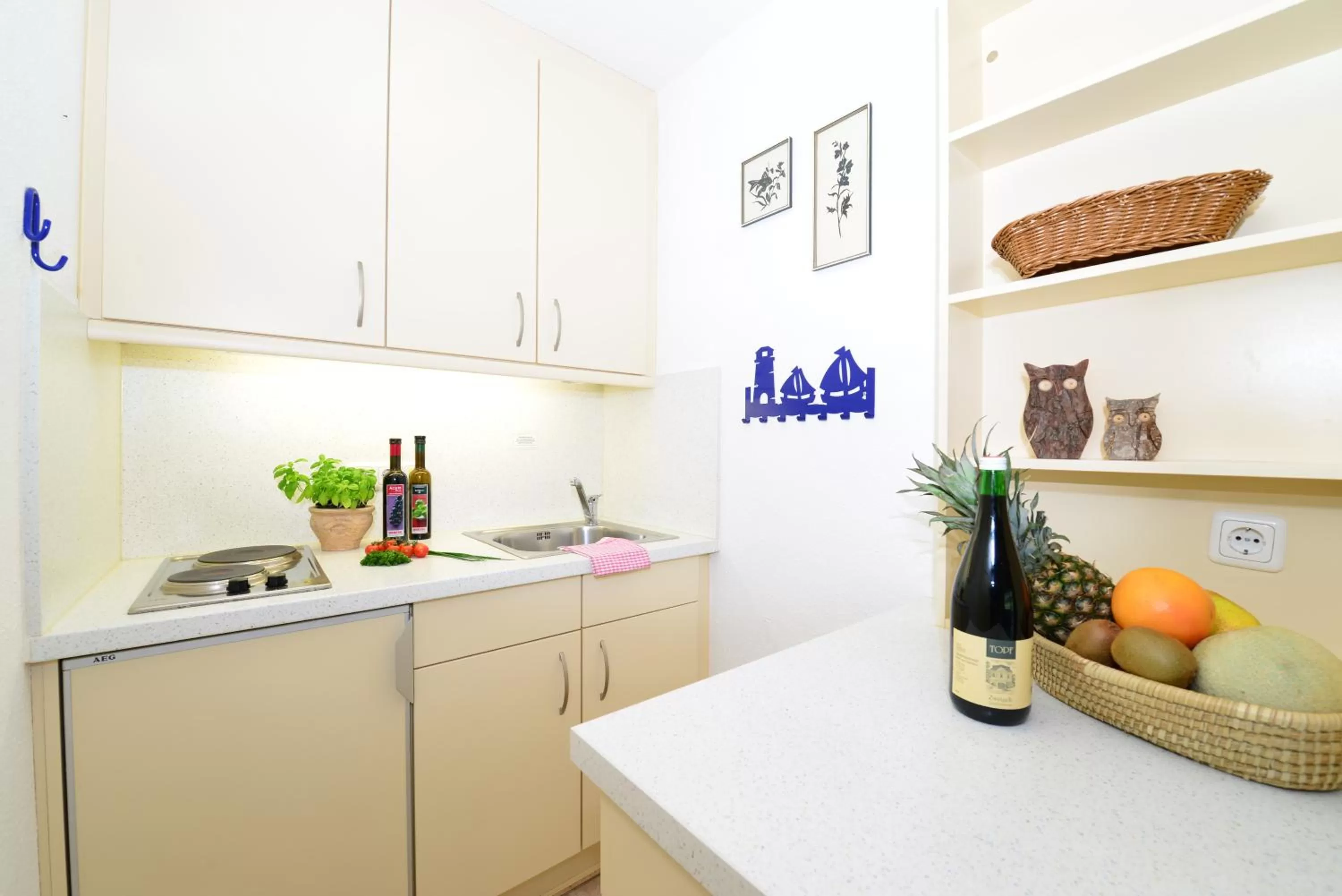 Kitchen or kitchenette in Familienhotel Kleinwalsertal