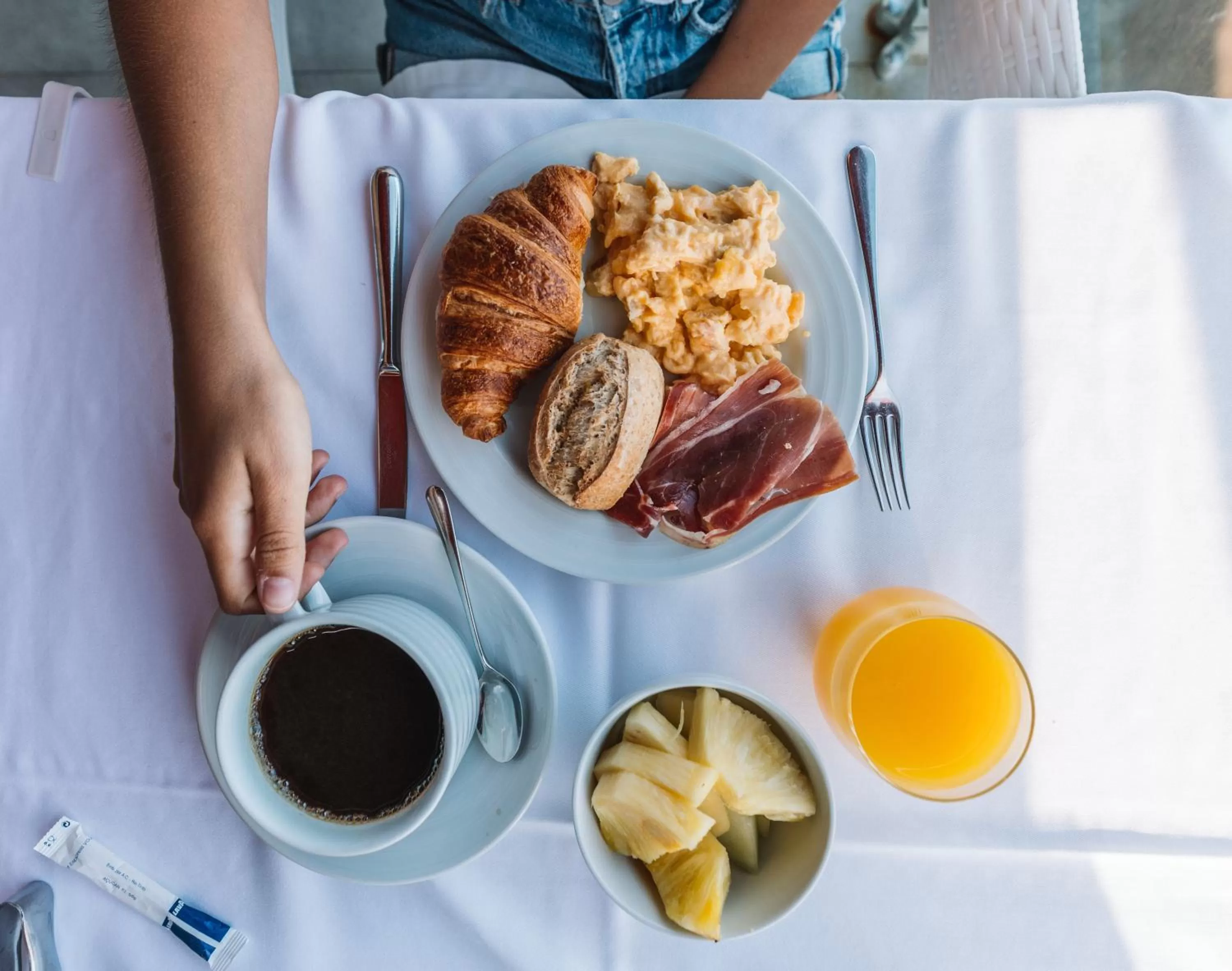 Breakfast in Aqua Natura Bay