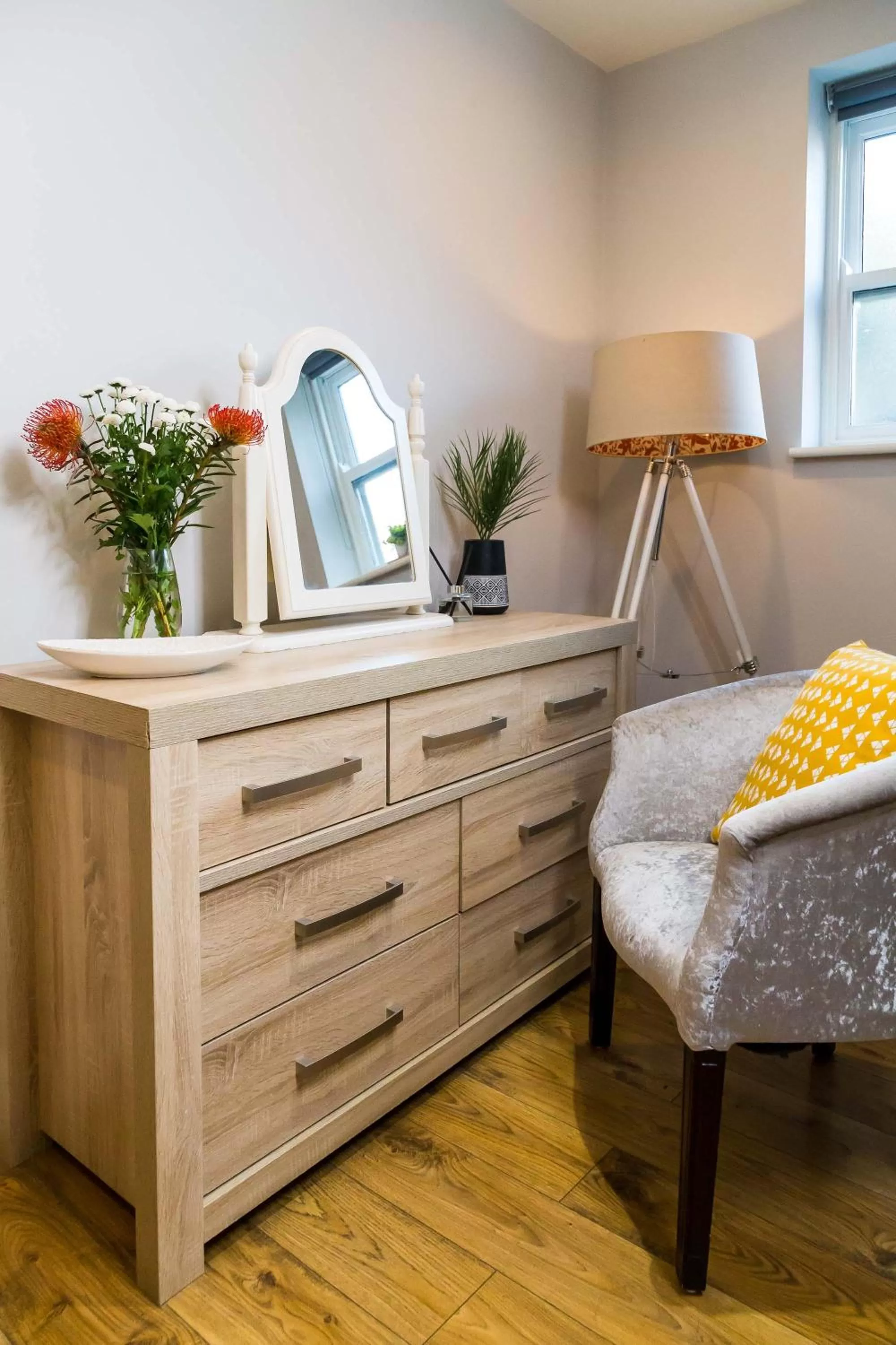 Seating area in Goodramgate Apartments