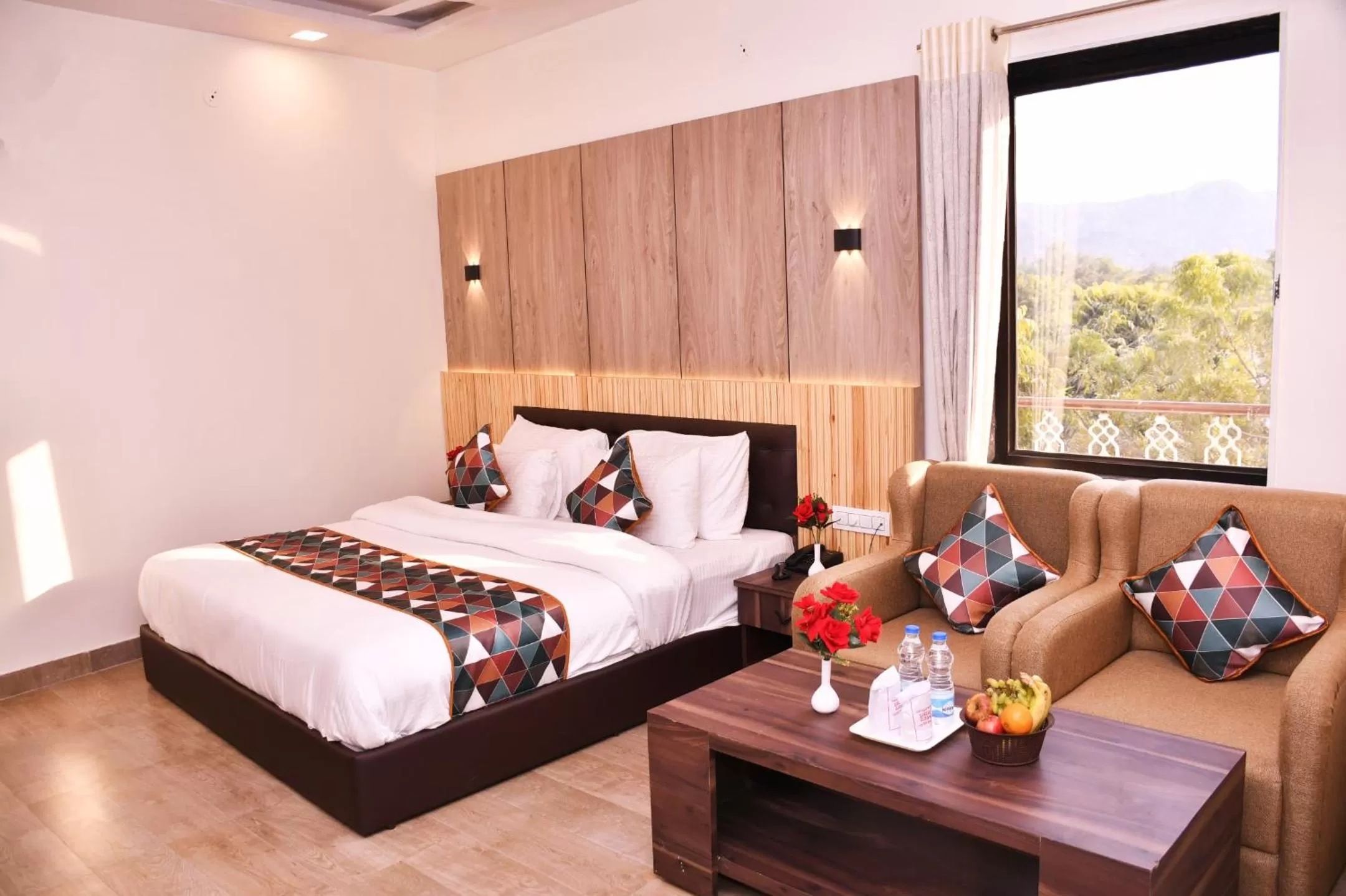 Bedroom, Bed in Hotel Saif Ranthambhore
