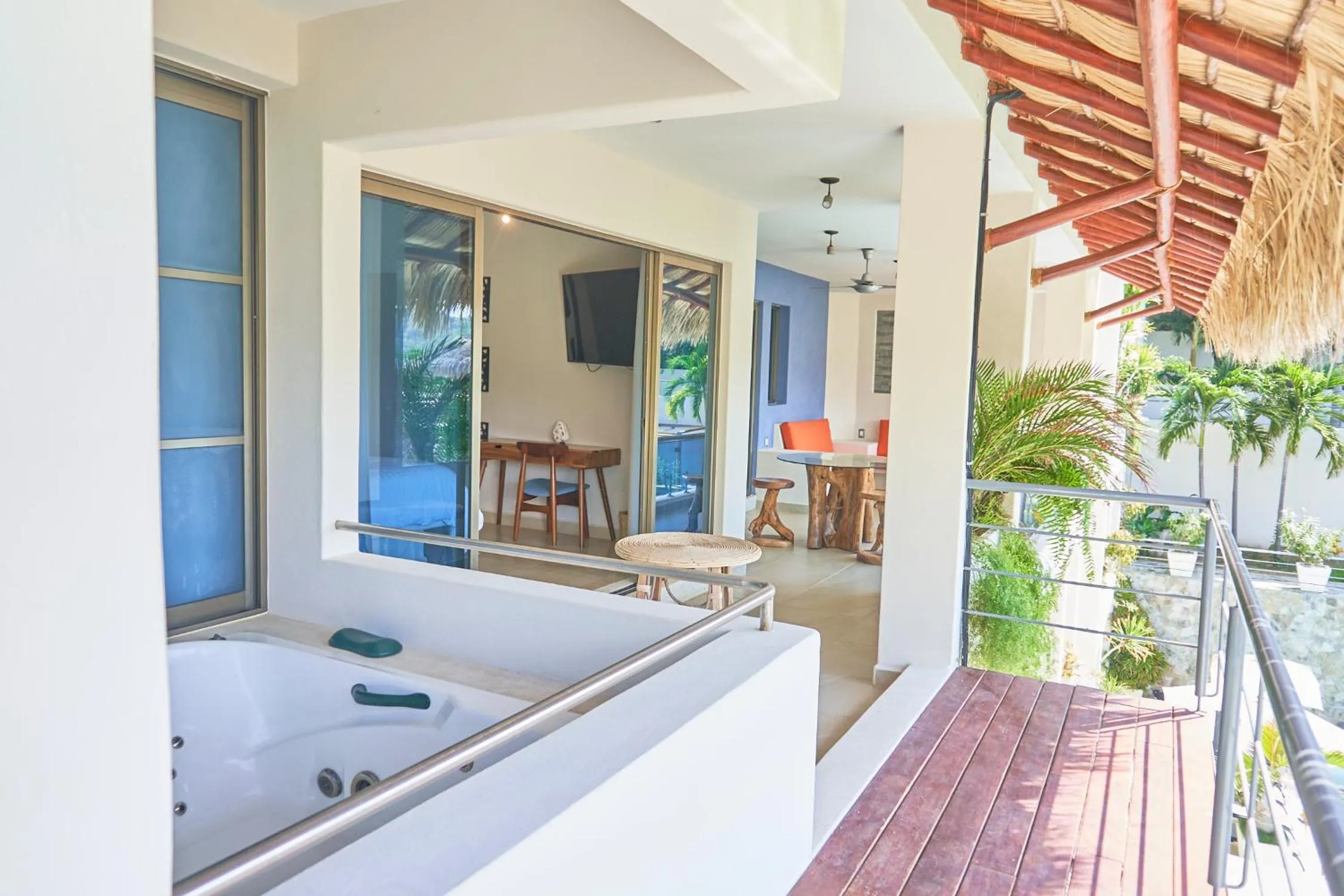 Balcony/Terrace in Hotel Casa Justina