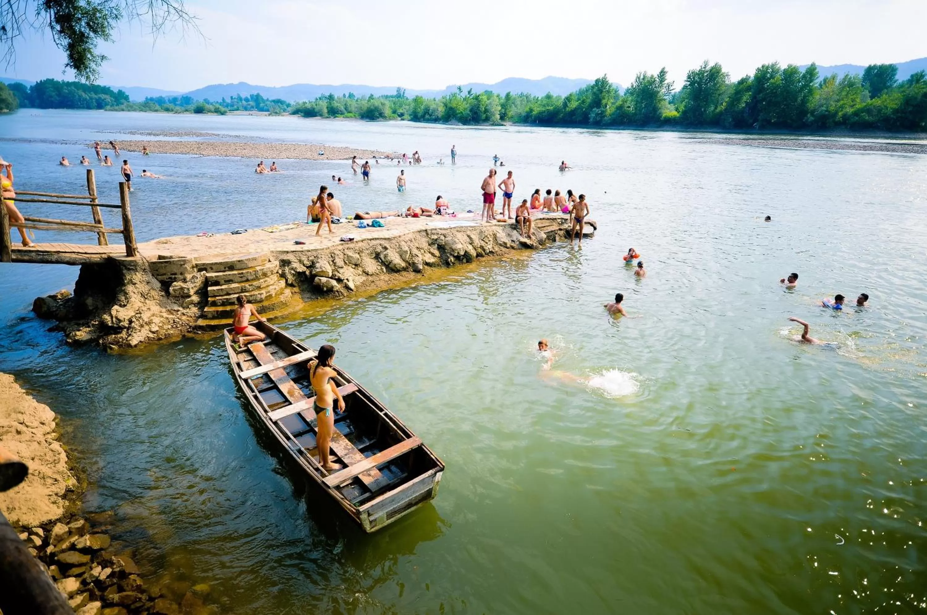 Beach, Natural Landscape in B&B Etno Village Sunčana Reka