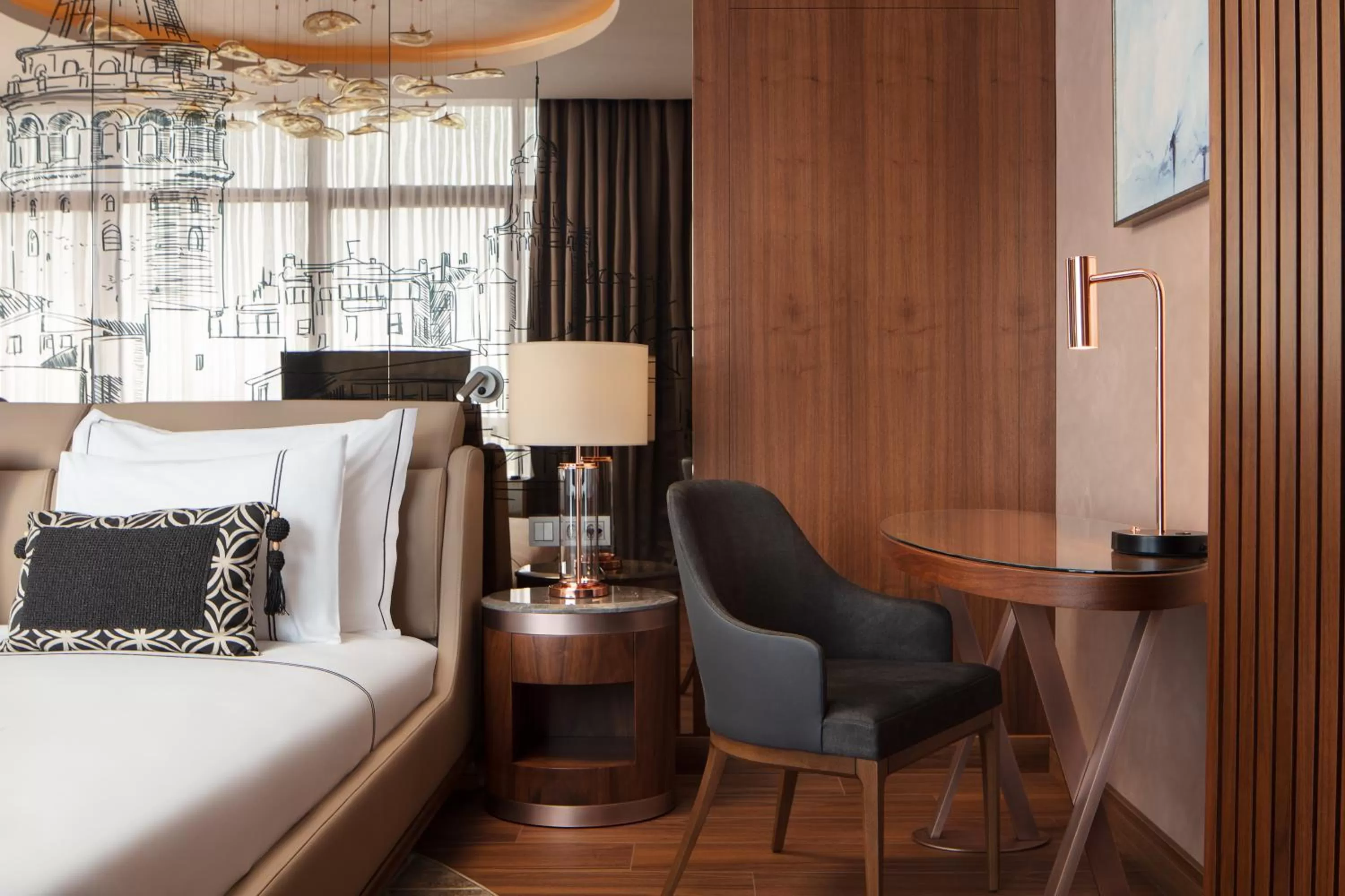 Bedroom, Bed in Lionel Hotel Istanbul