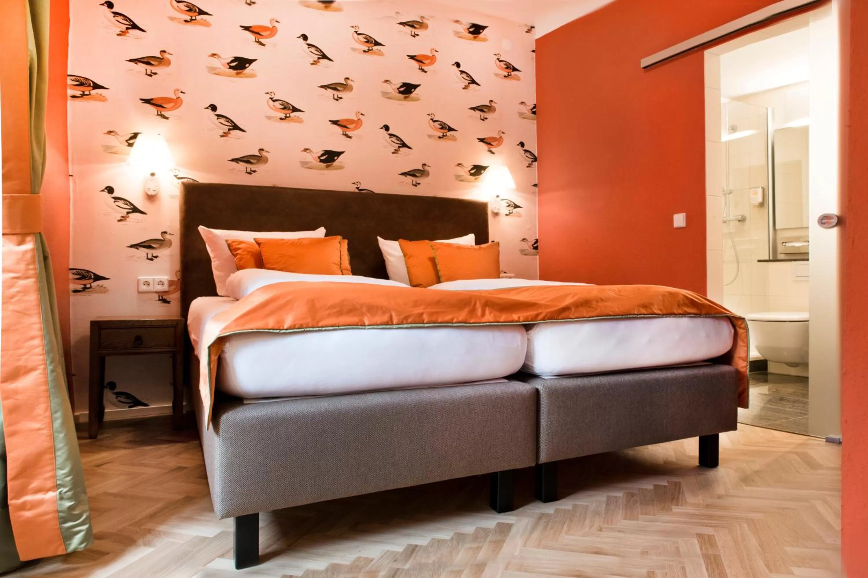 Photo of the whole room, Bed in Romantik Hotel Barbarossa