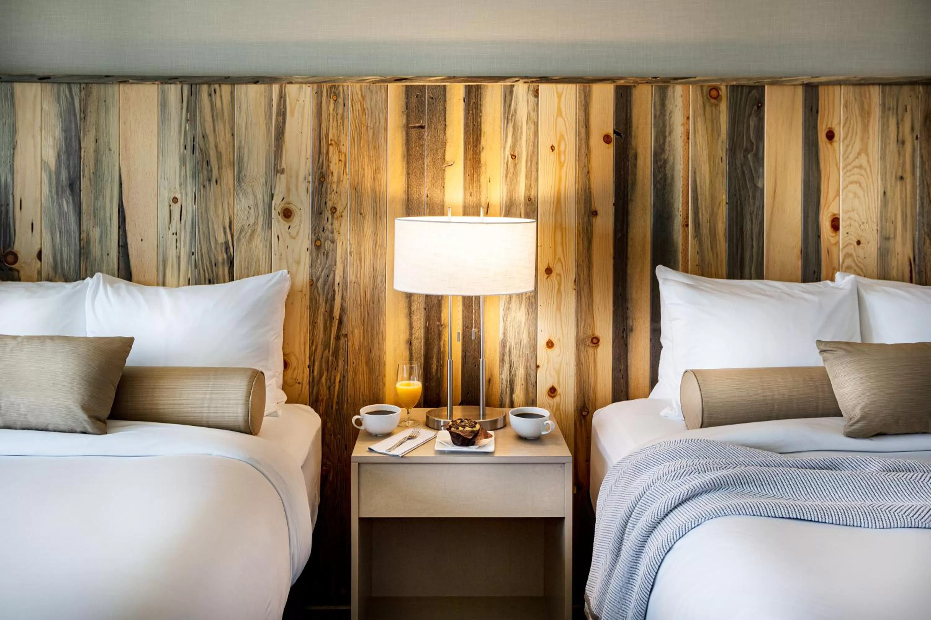 Decorative detail, Bed in Hotel Maverick