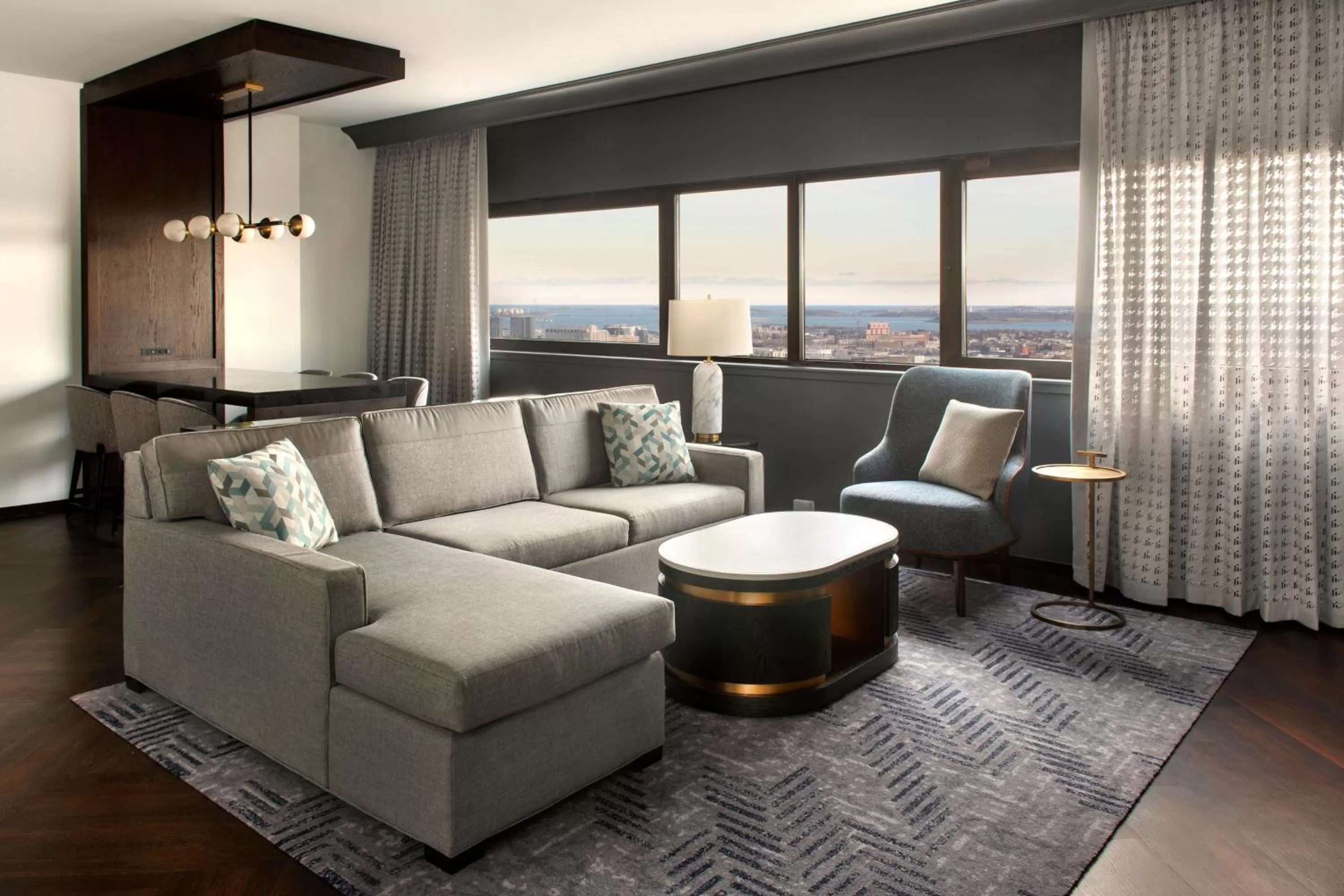 Living room in Boston Marriott Copley Place