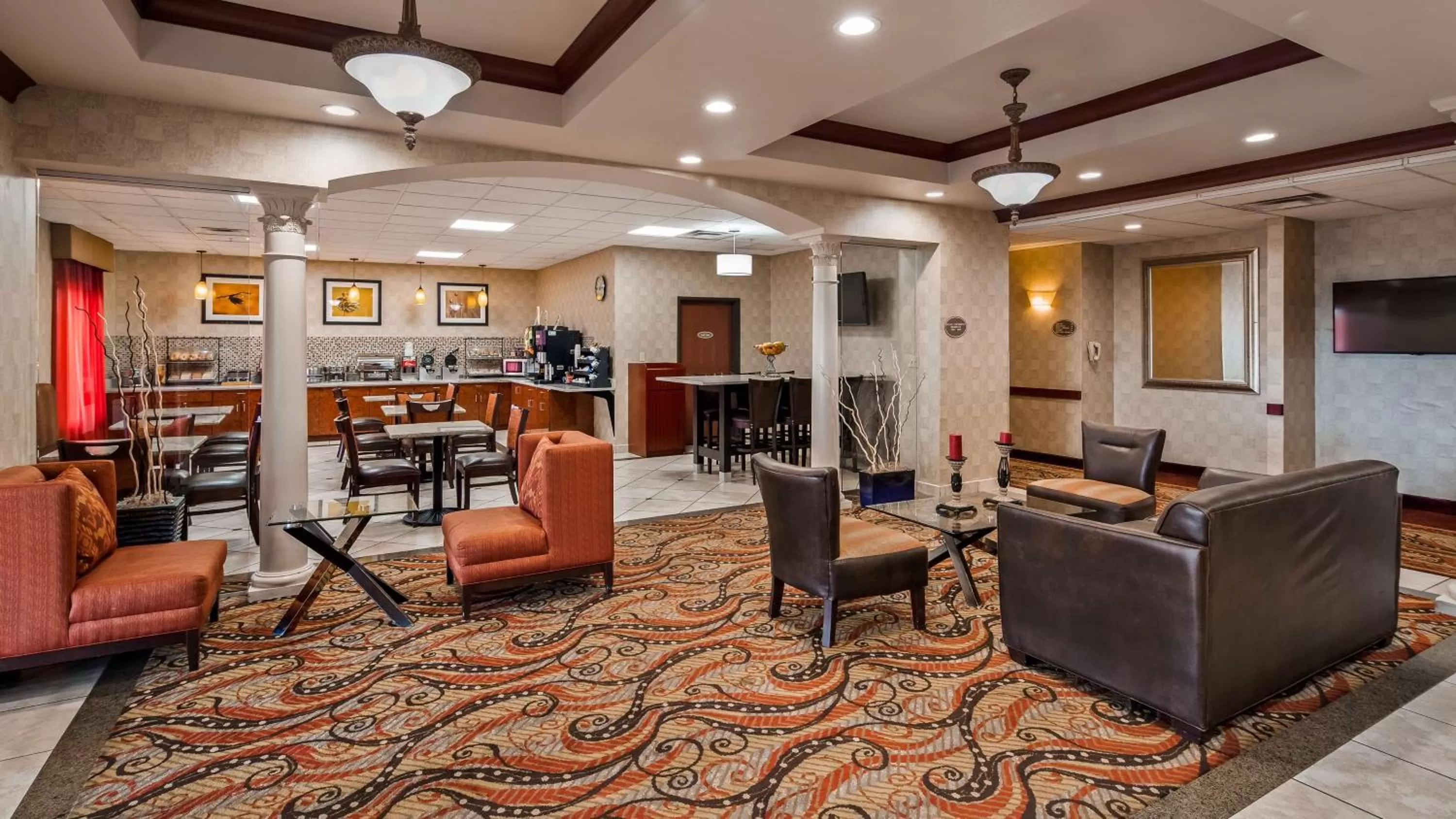 Lobby or reception in Best Western PLUS Memorial Inn