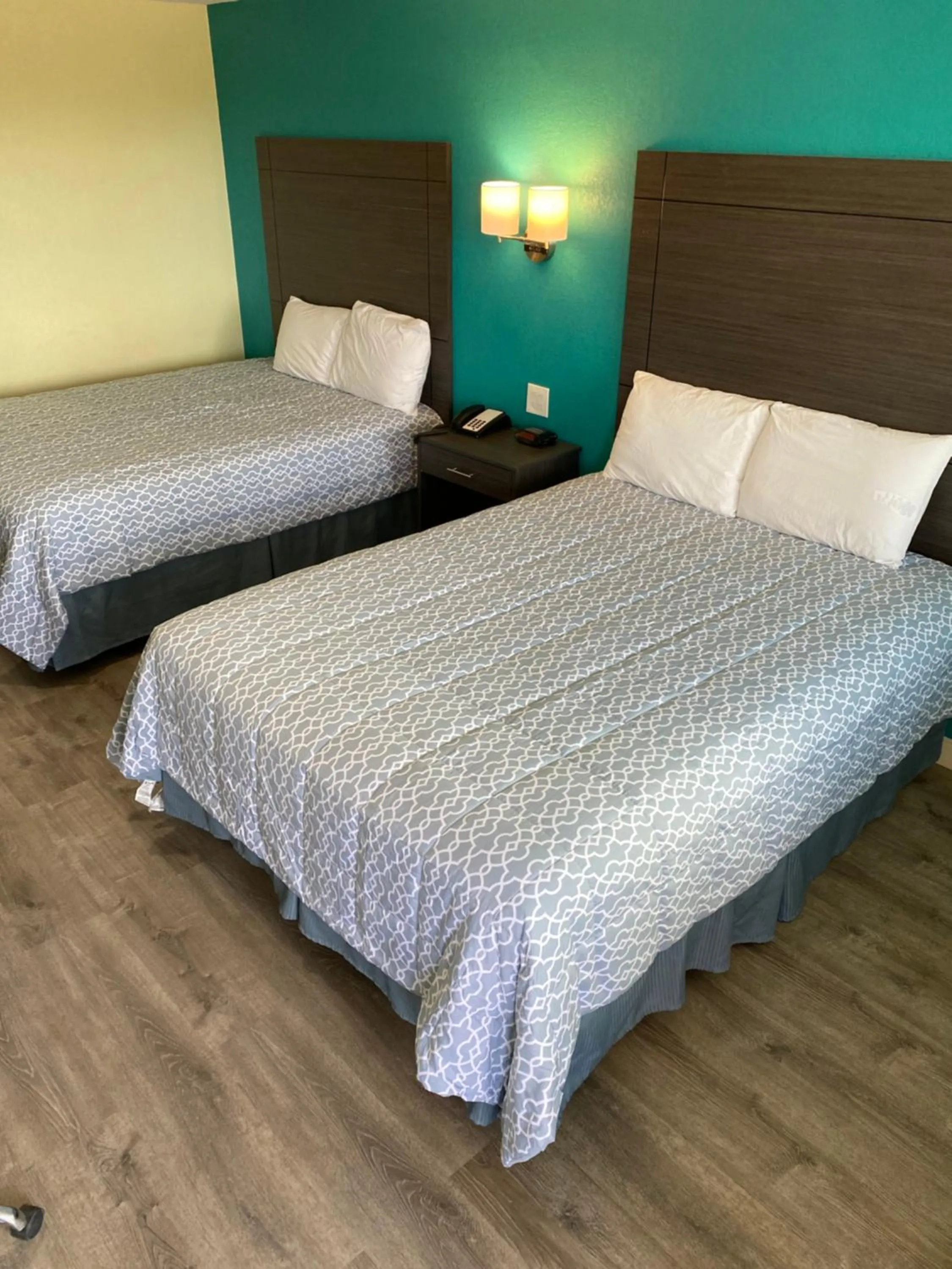 Bed in Gila Bend Lodge