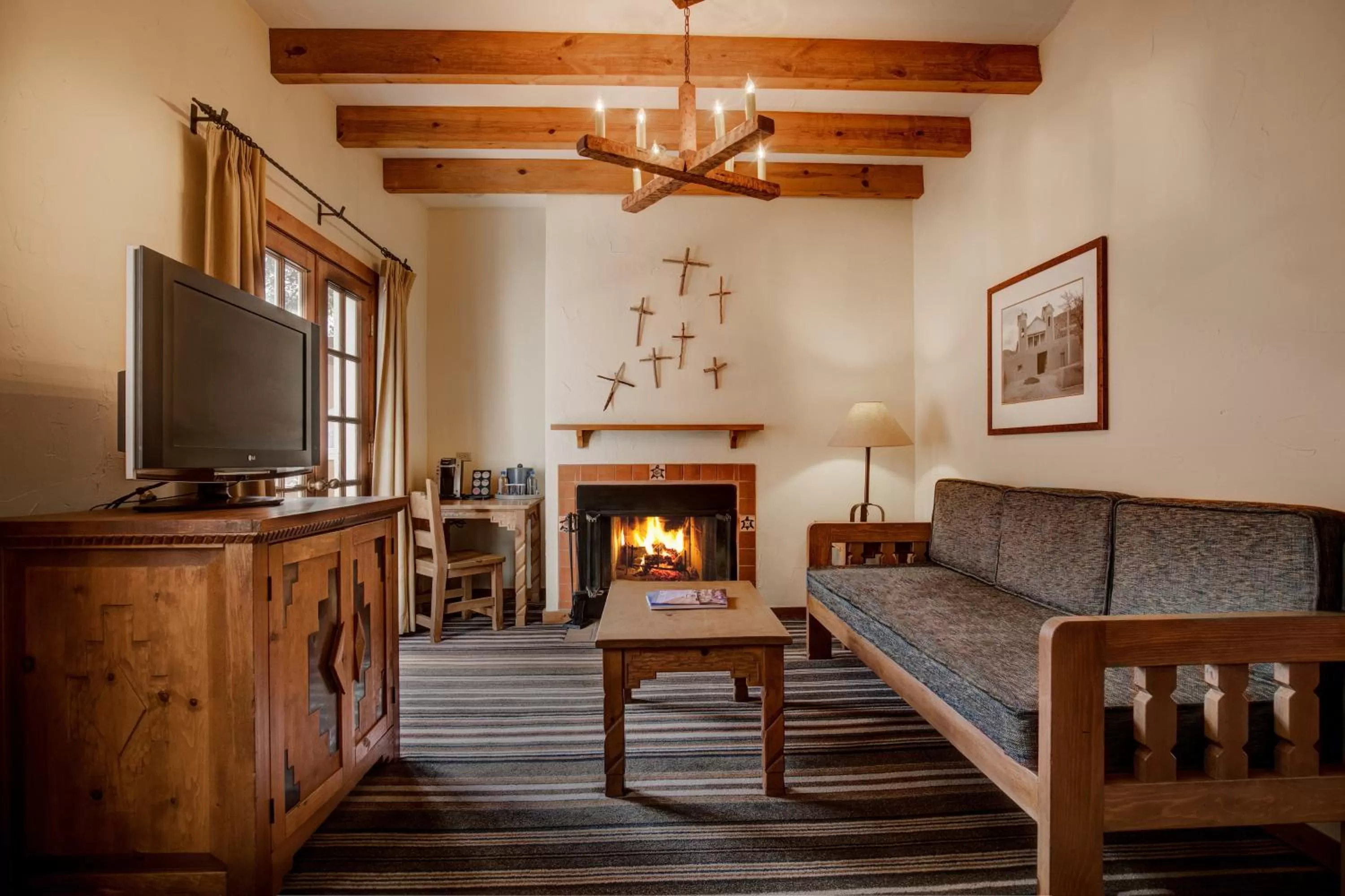 Living room in Hotel Chimayo de Santa Fe