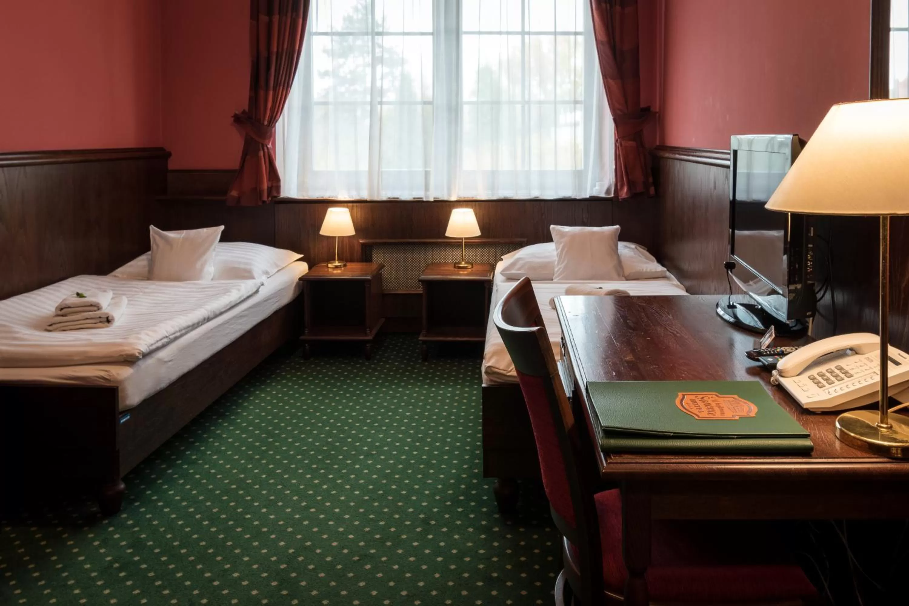 Bed in Hotel U Hejtmana Šarovce