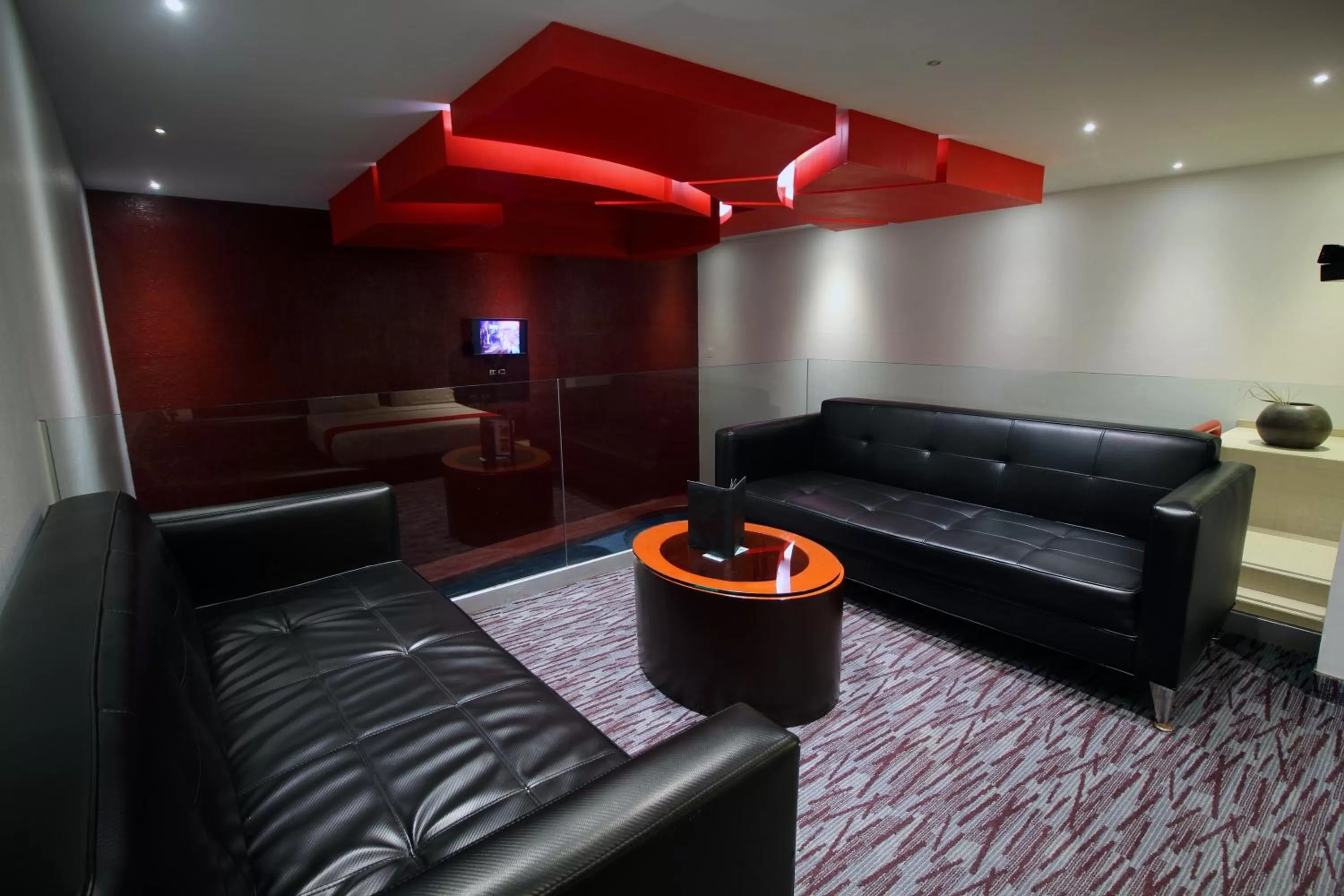 Living room in Motel Via