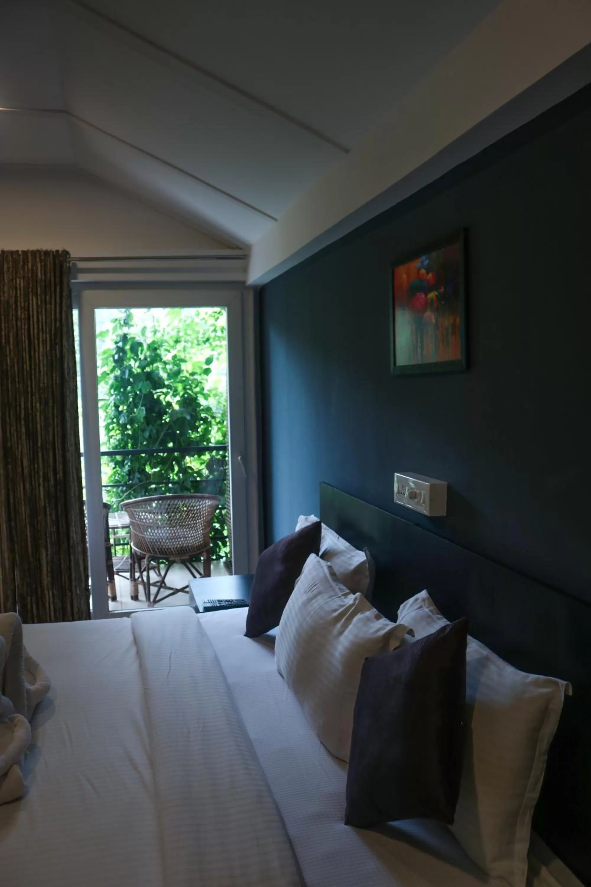 View (from property/room), Bed in Edens Munnar