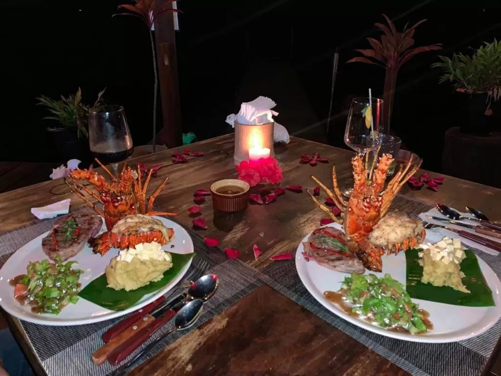 Food in Aqui hoy cabañas