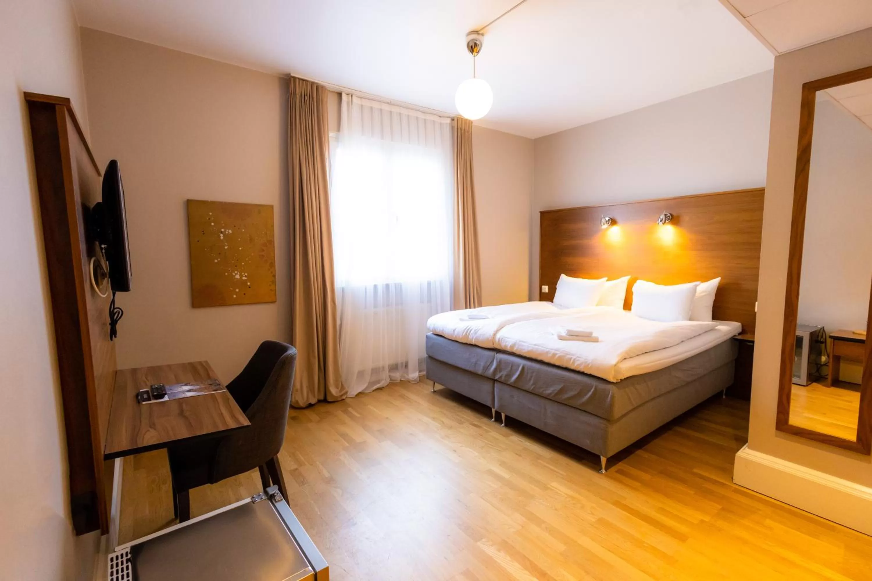 Bed in Hotell Hjalmar