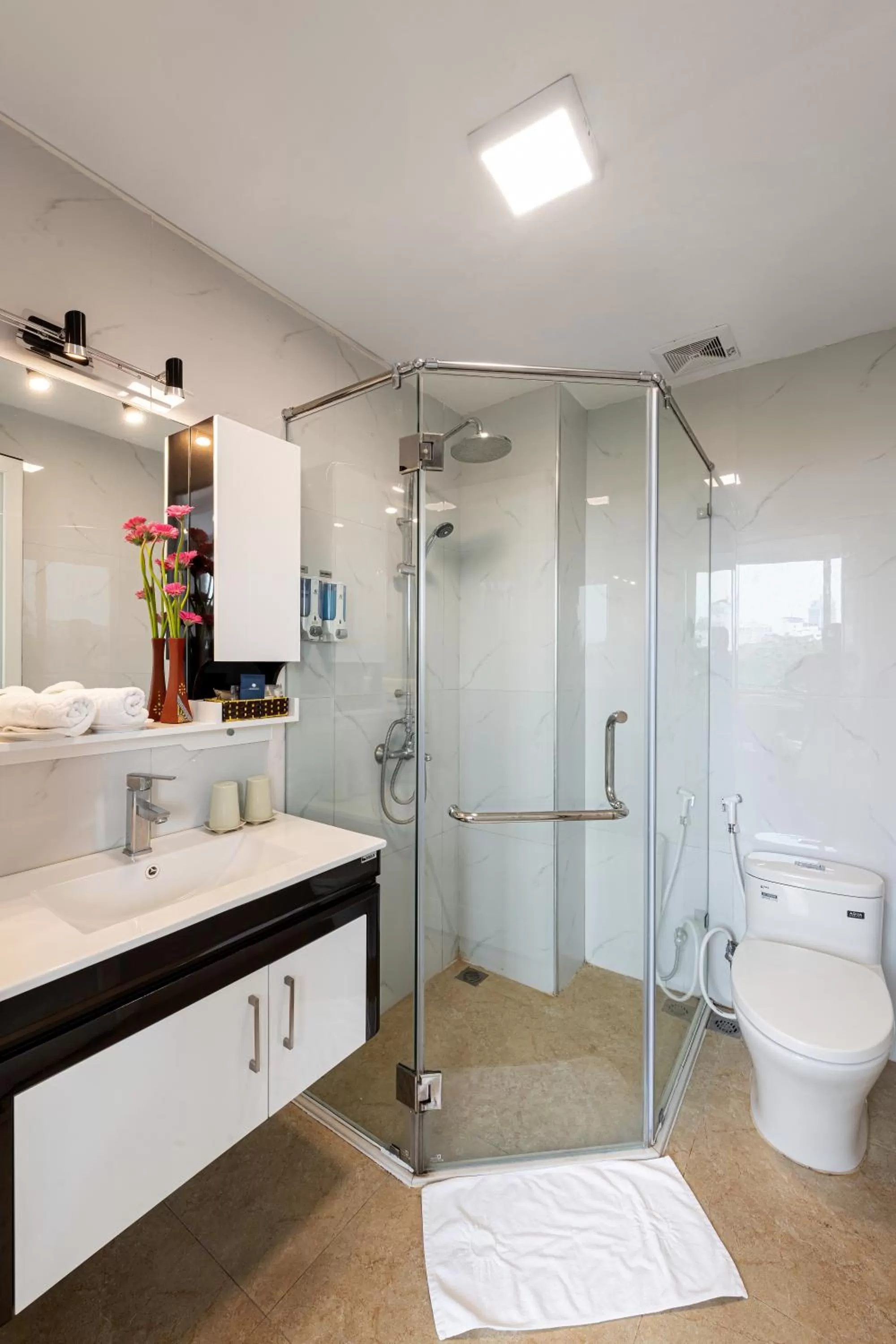 Bathroom in Golden Sun Hotel