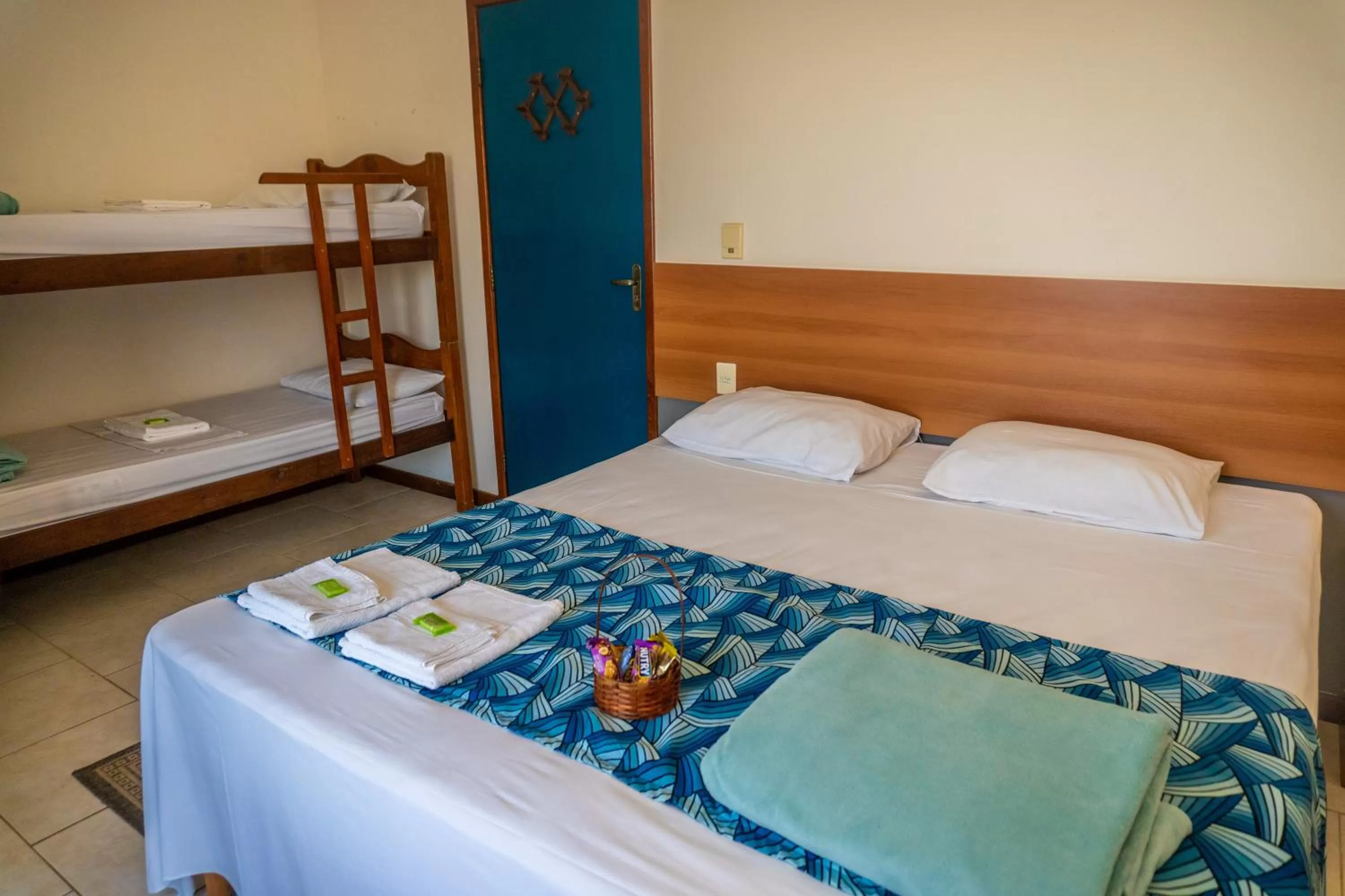 Bed in Pousada Piquara