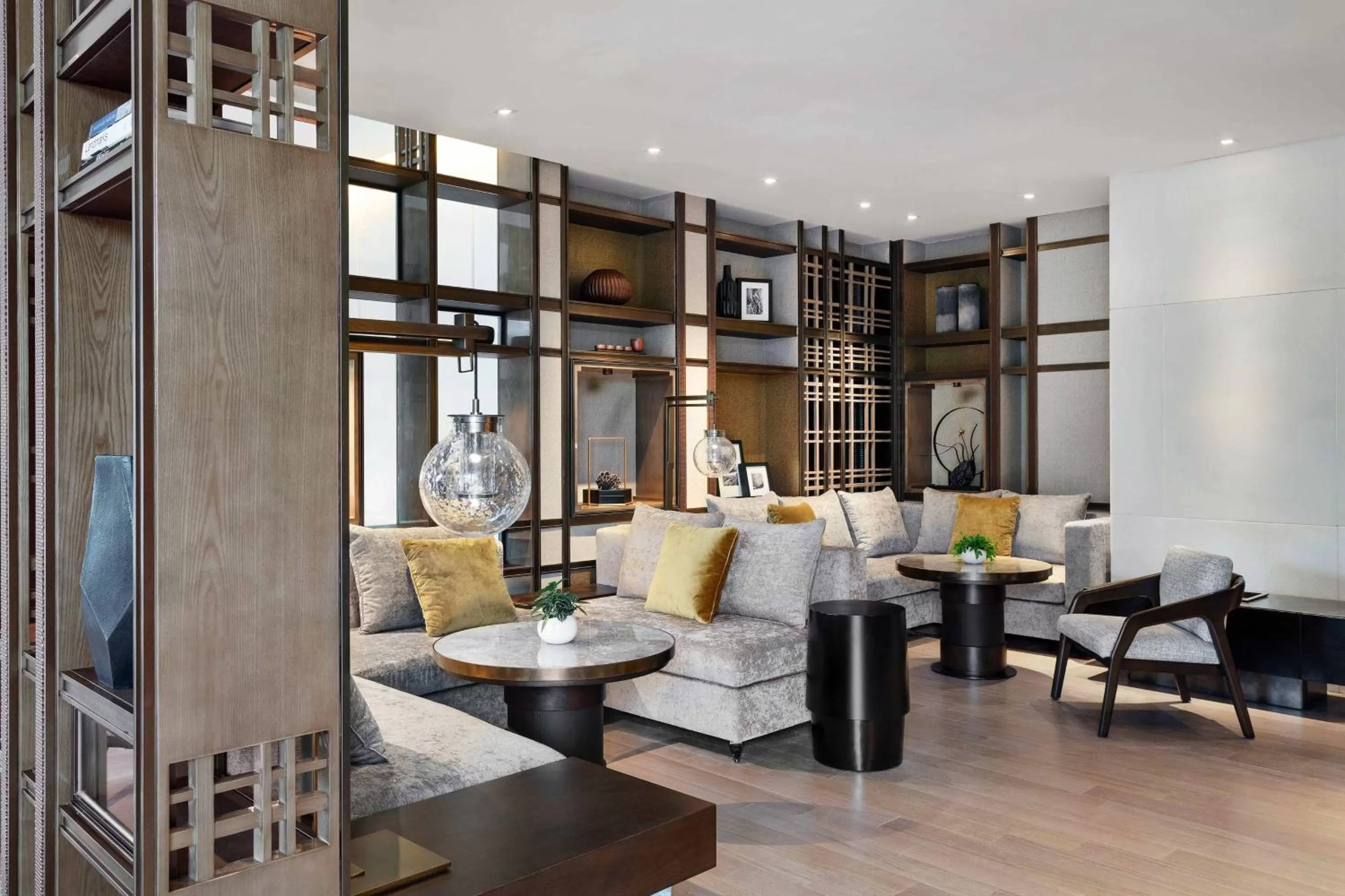 Lounge or bar in JW Marriott Marquis Hotel Shanghai Pudong