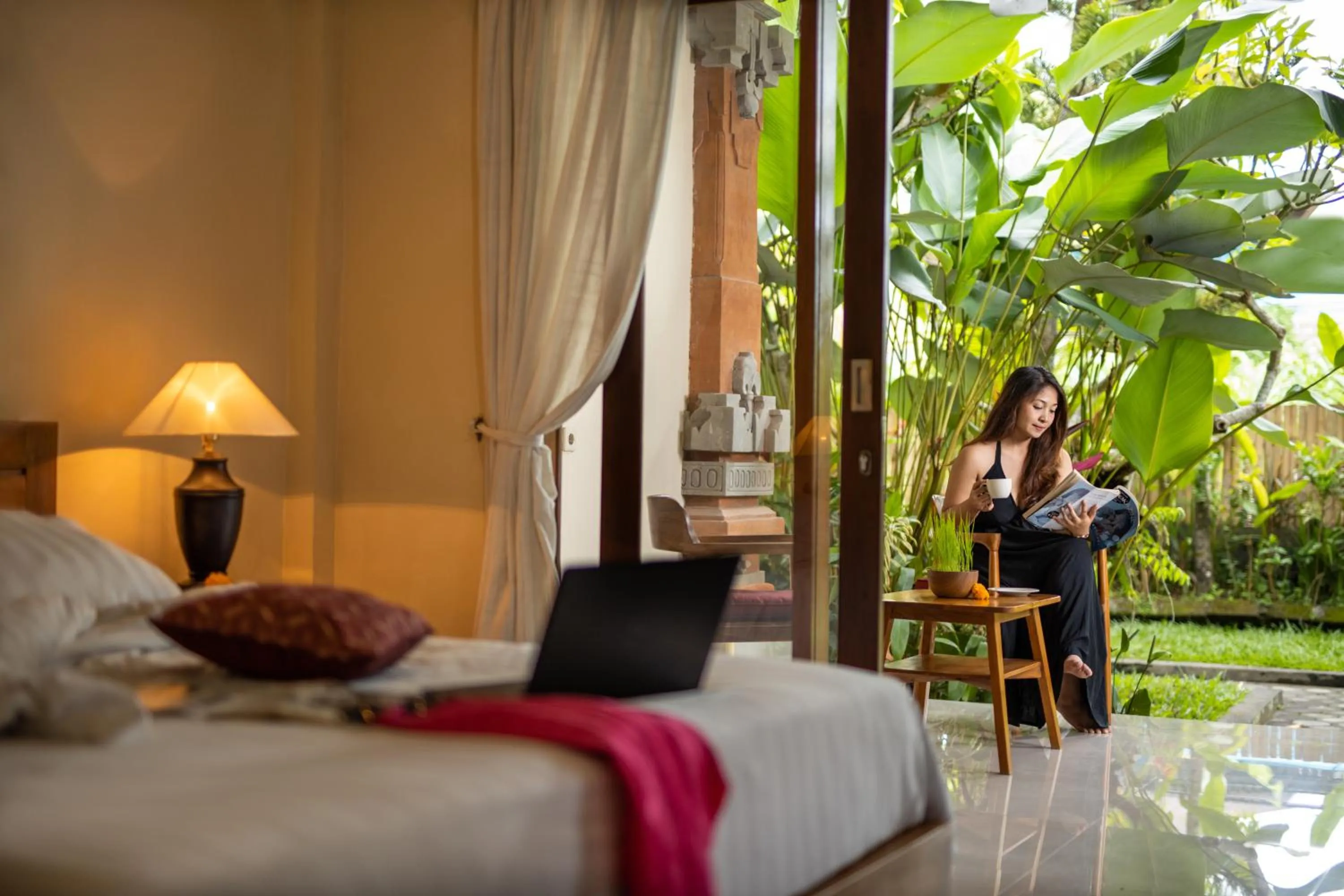 Bedroom in Uma Sari Cottage by Mahaputra-CHSE Certified