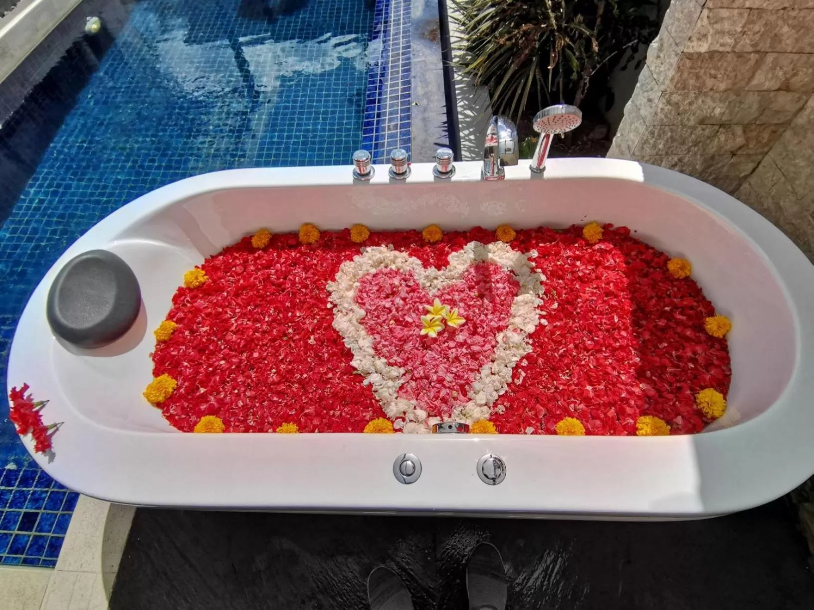 Bath in Kuta Puri Bungalows, Villas and Resort